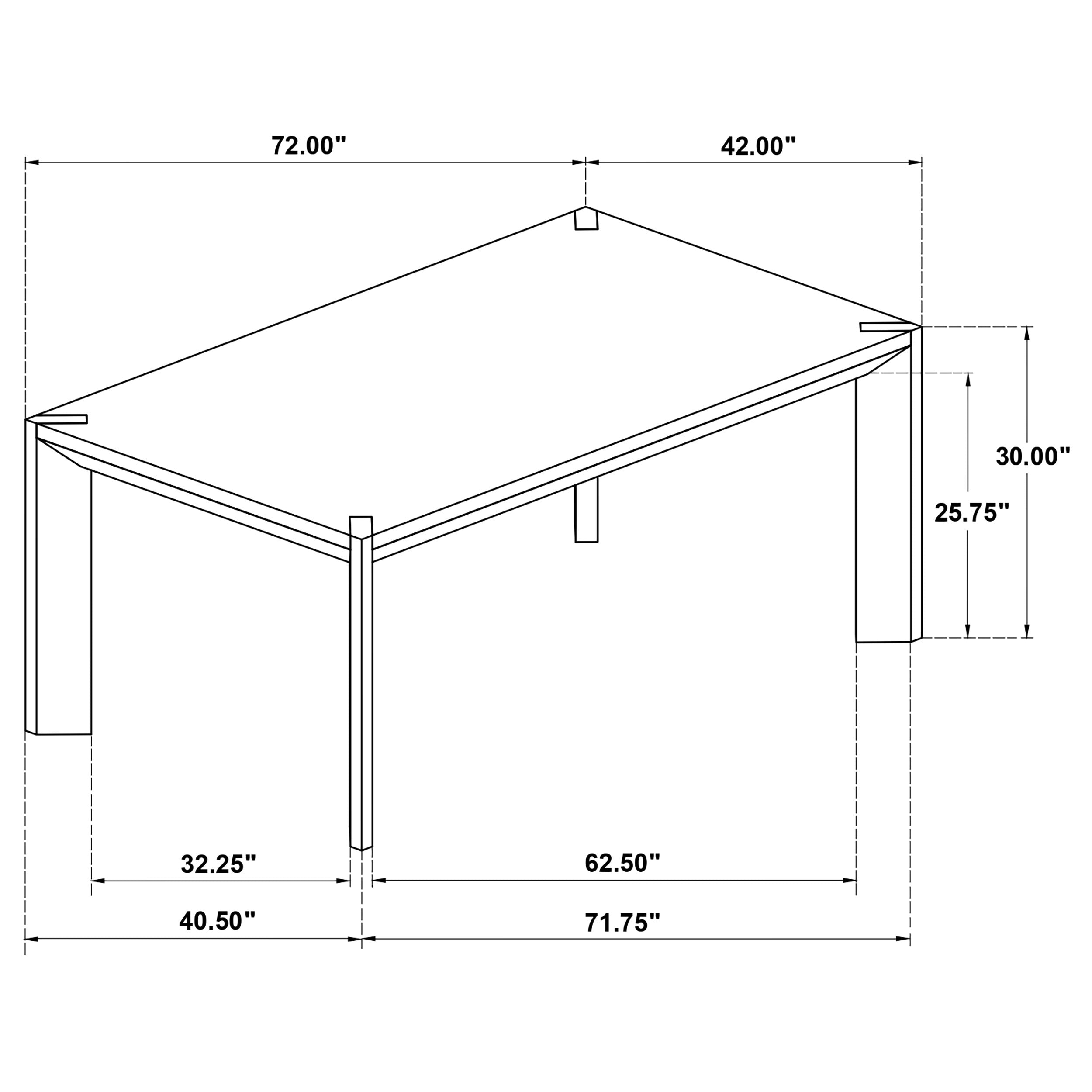 Bruner Dining Table - Ideal Furniture (Fresno,CA)