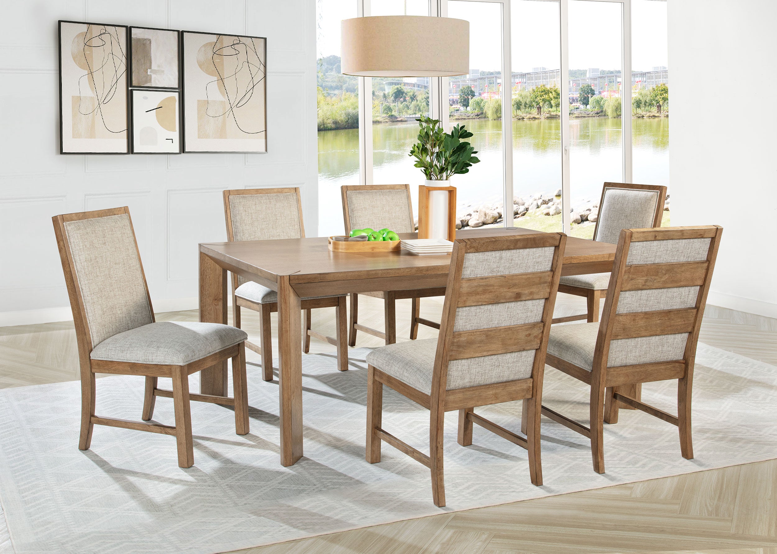 Bruner Dining Table - Ideal Furniture (Fresno,CA)