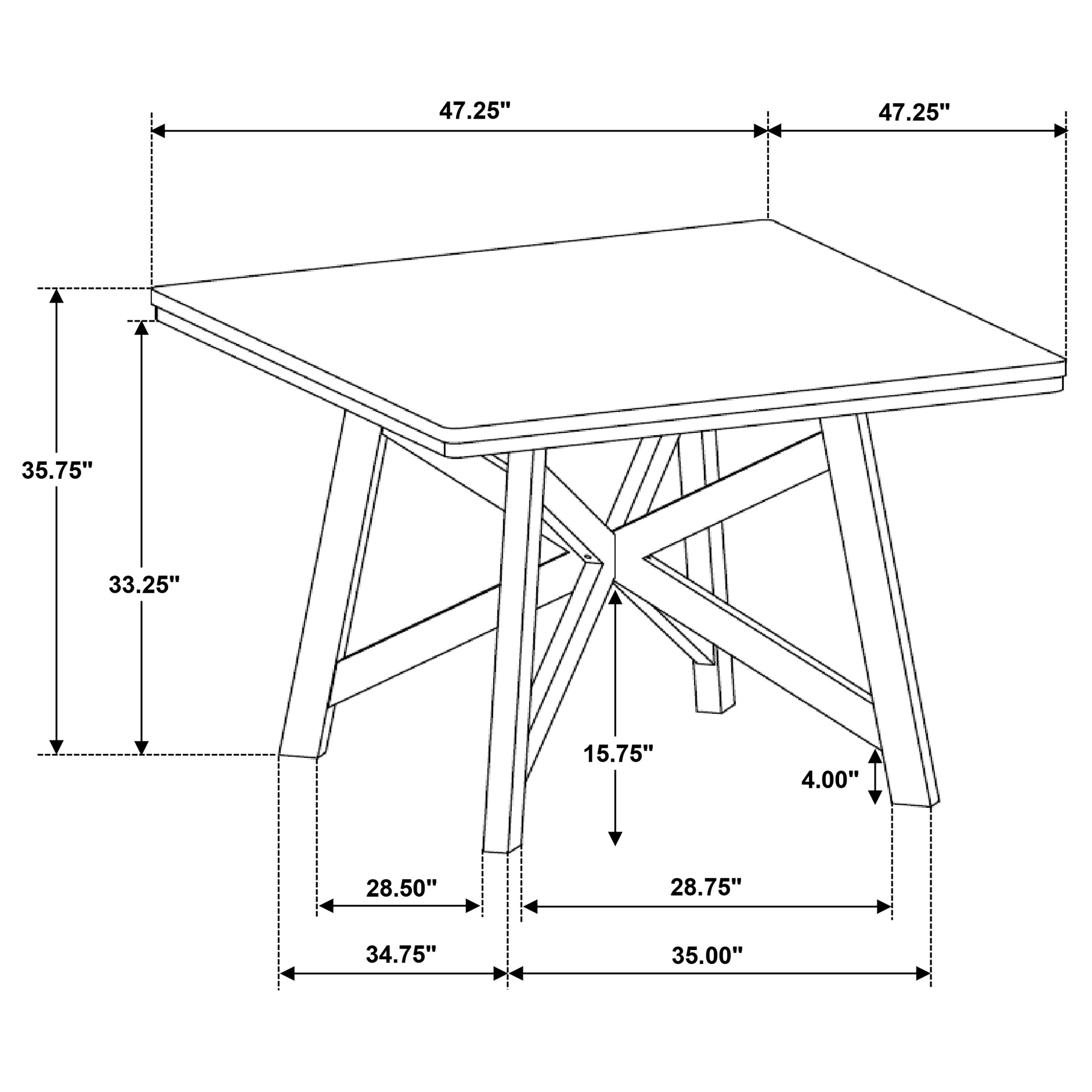 Canfield Counter Height Dining Set - Ideal Furniture (Fresno,CA)