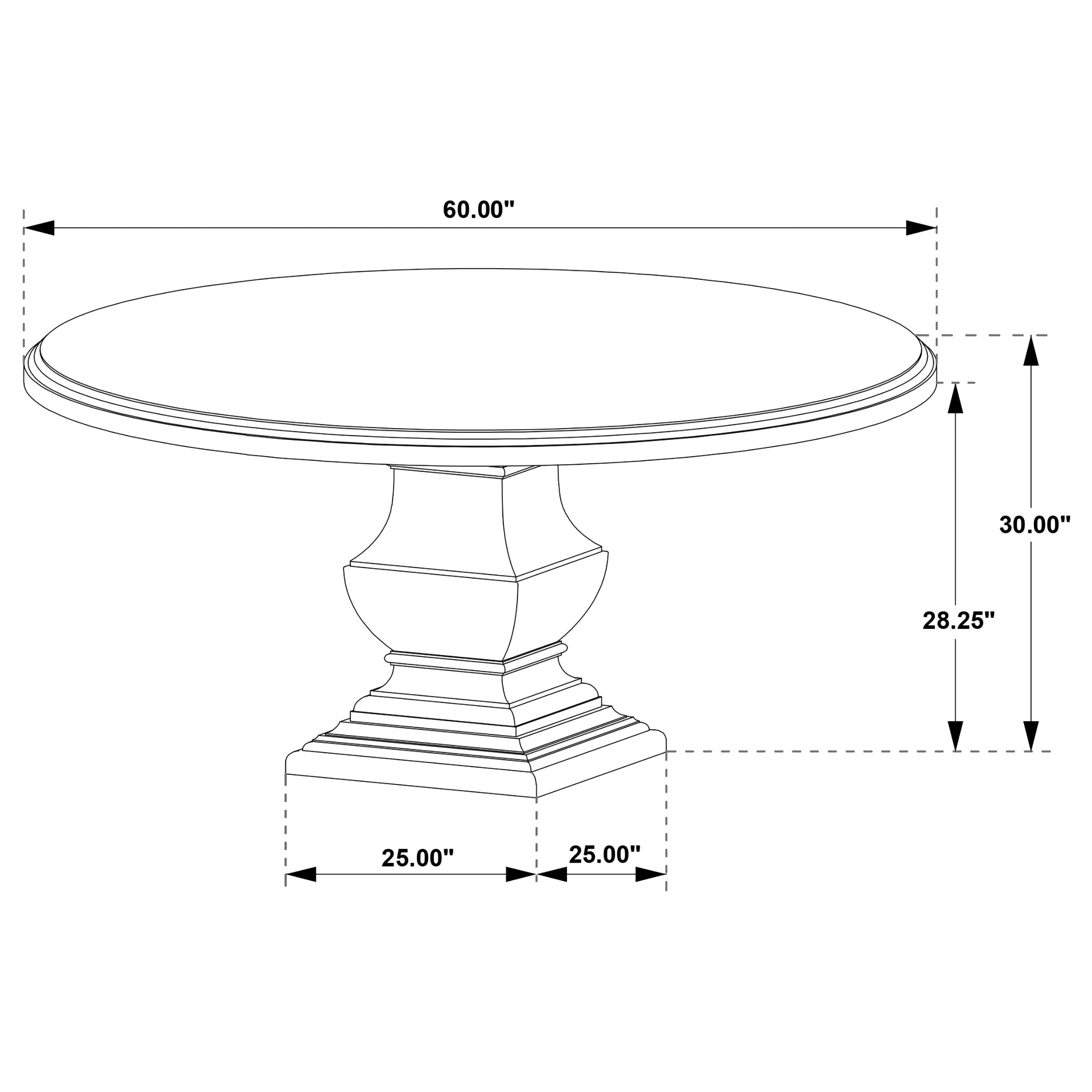 Twyla Dining Table - Ideal Furniture (Fresno,CA)