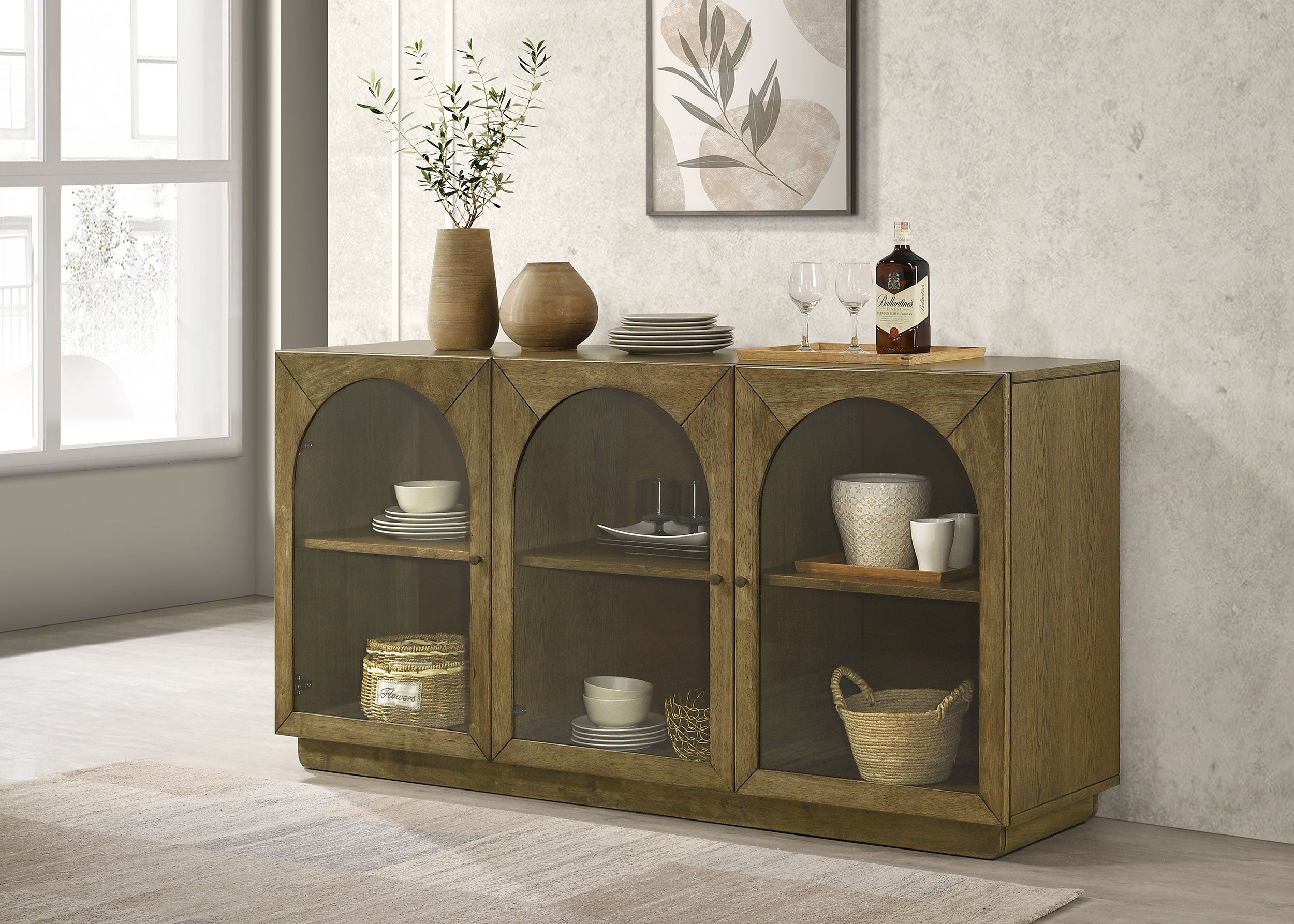 Castlewood Sideboard - Ideal Furniture (Fresno,CA)