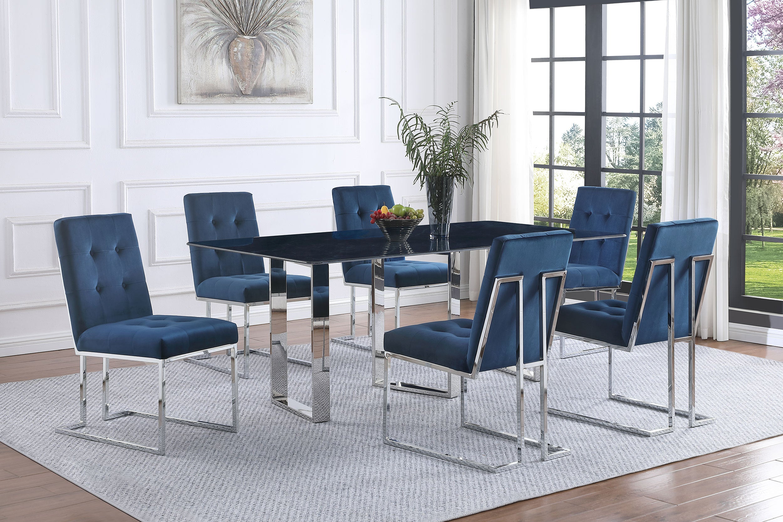 Desden Dining Table - Ideal Furniture (Fresno,CA)