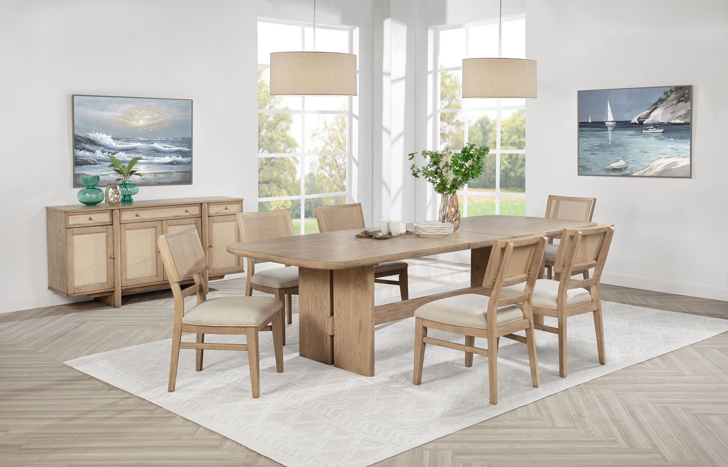 Kailani Dining Set - Ideal Furniture (Fresno,CA)