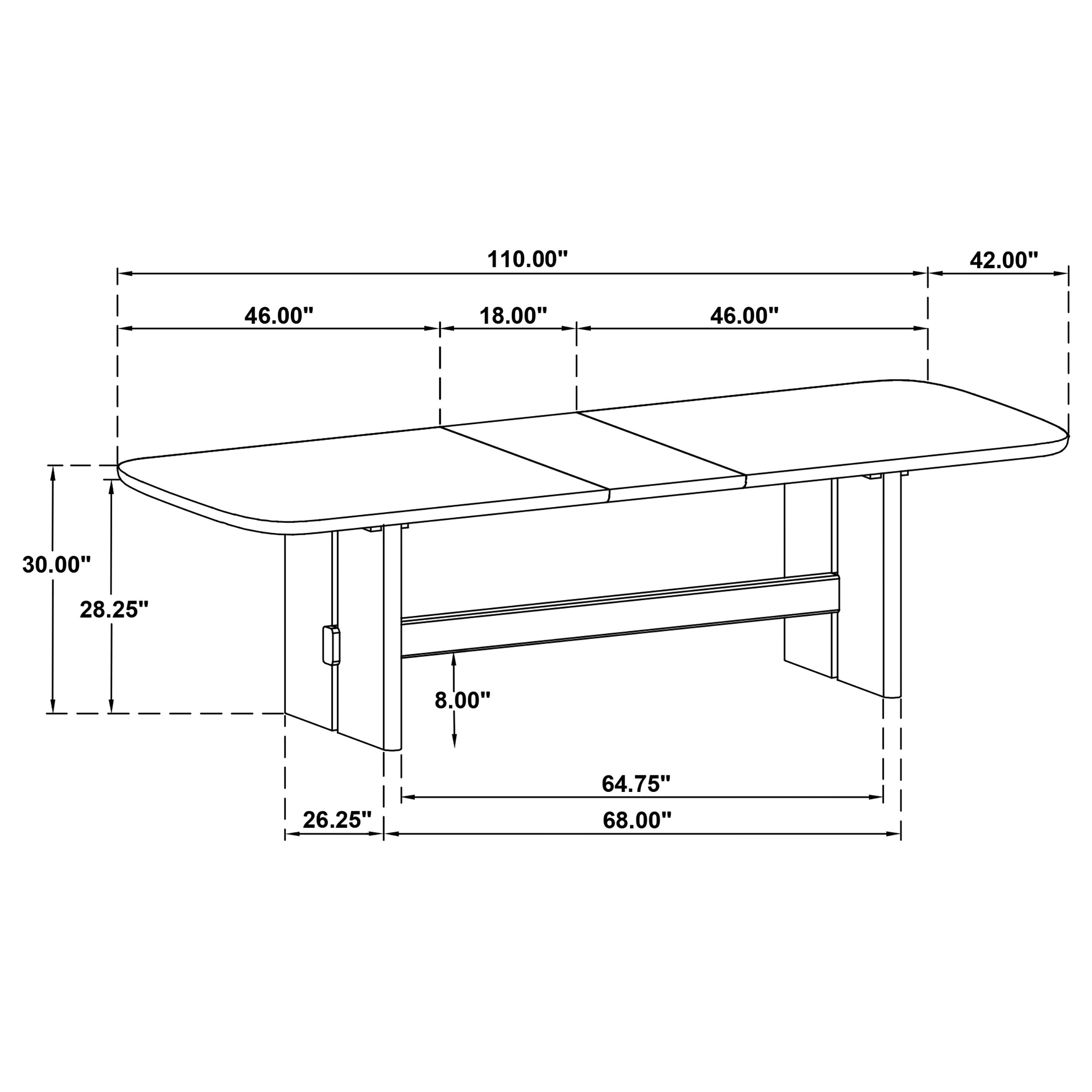 Kailani Extension Dining Table - Ideal Furniture (Fresno,CA)