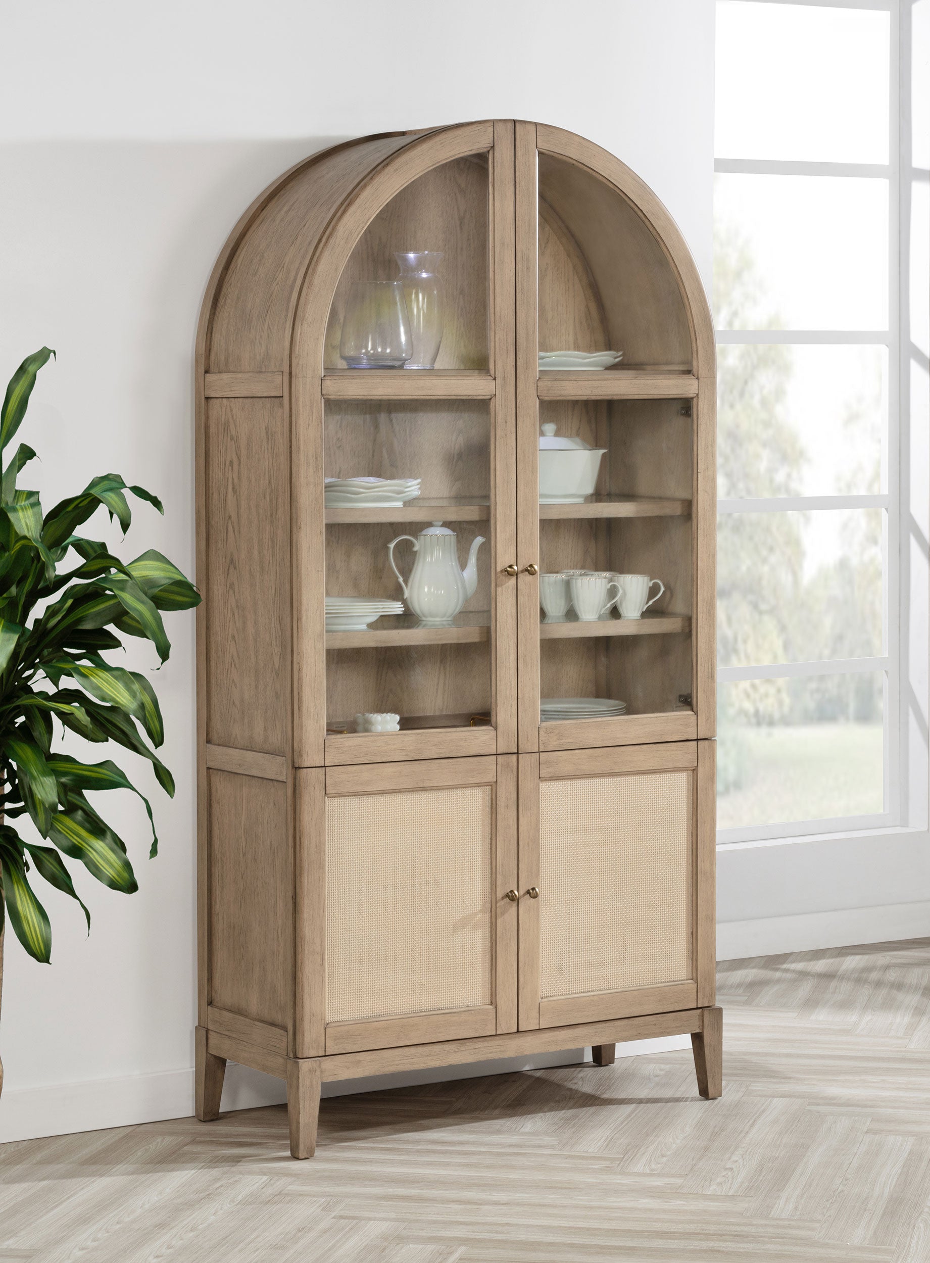 Kailani Display Cabinet - Ideal Furniture (Fresno,CA)