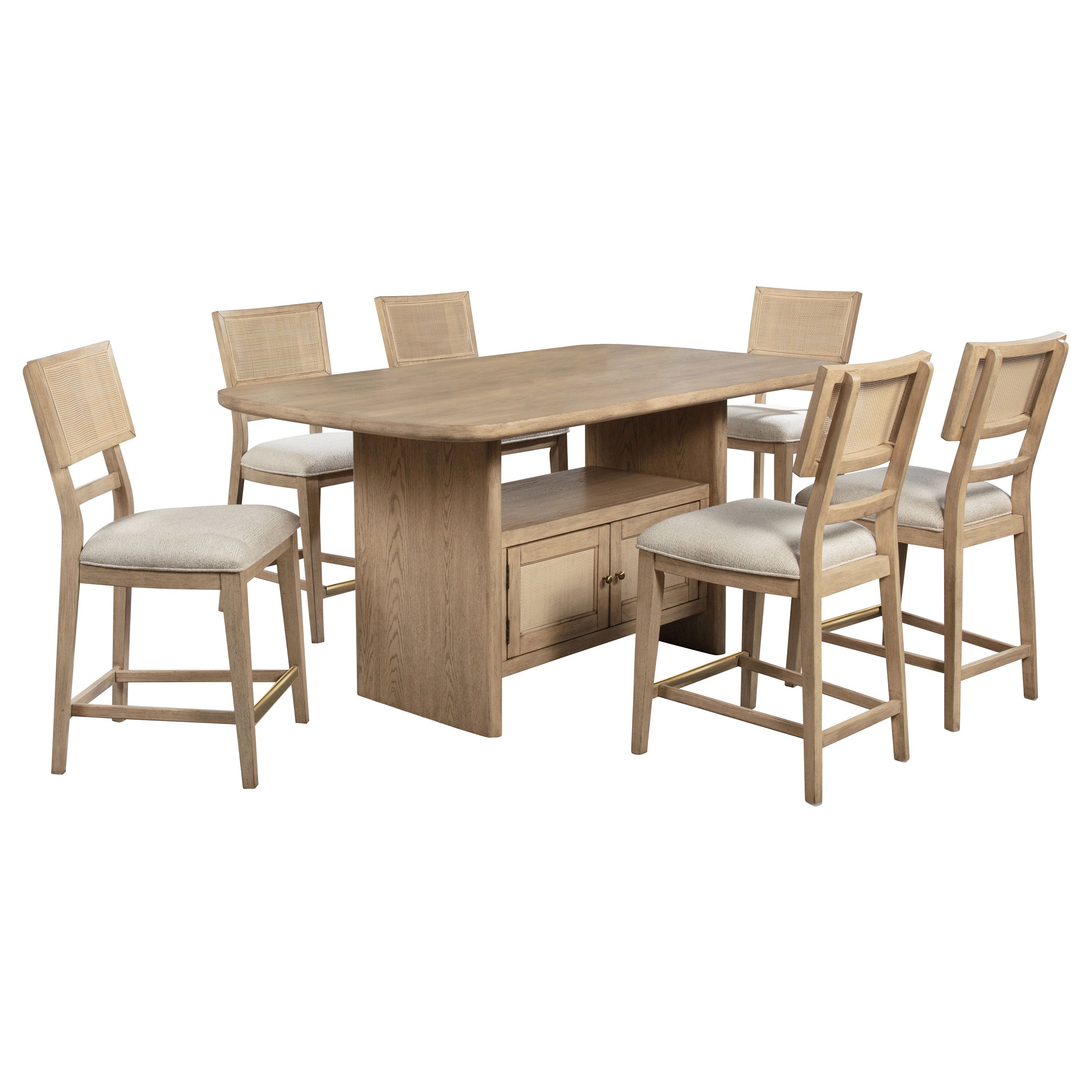 Kailani Counter Height Dining Set - Ideal Furniture (Fresno,CA)