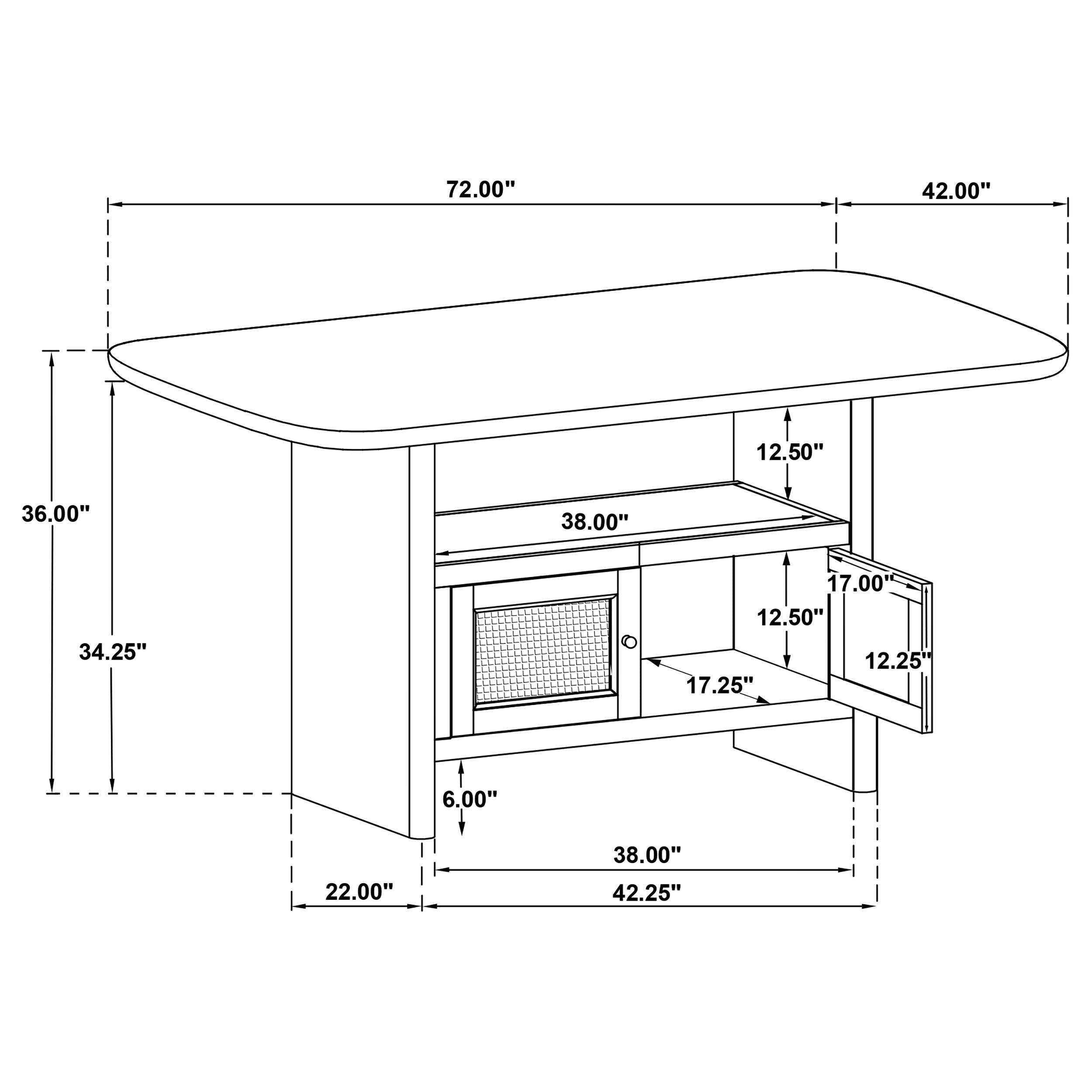 Kailani Counter Height Dining Table - Ideal Furniture (Fresno,CA)
