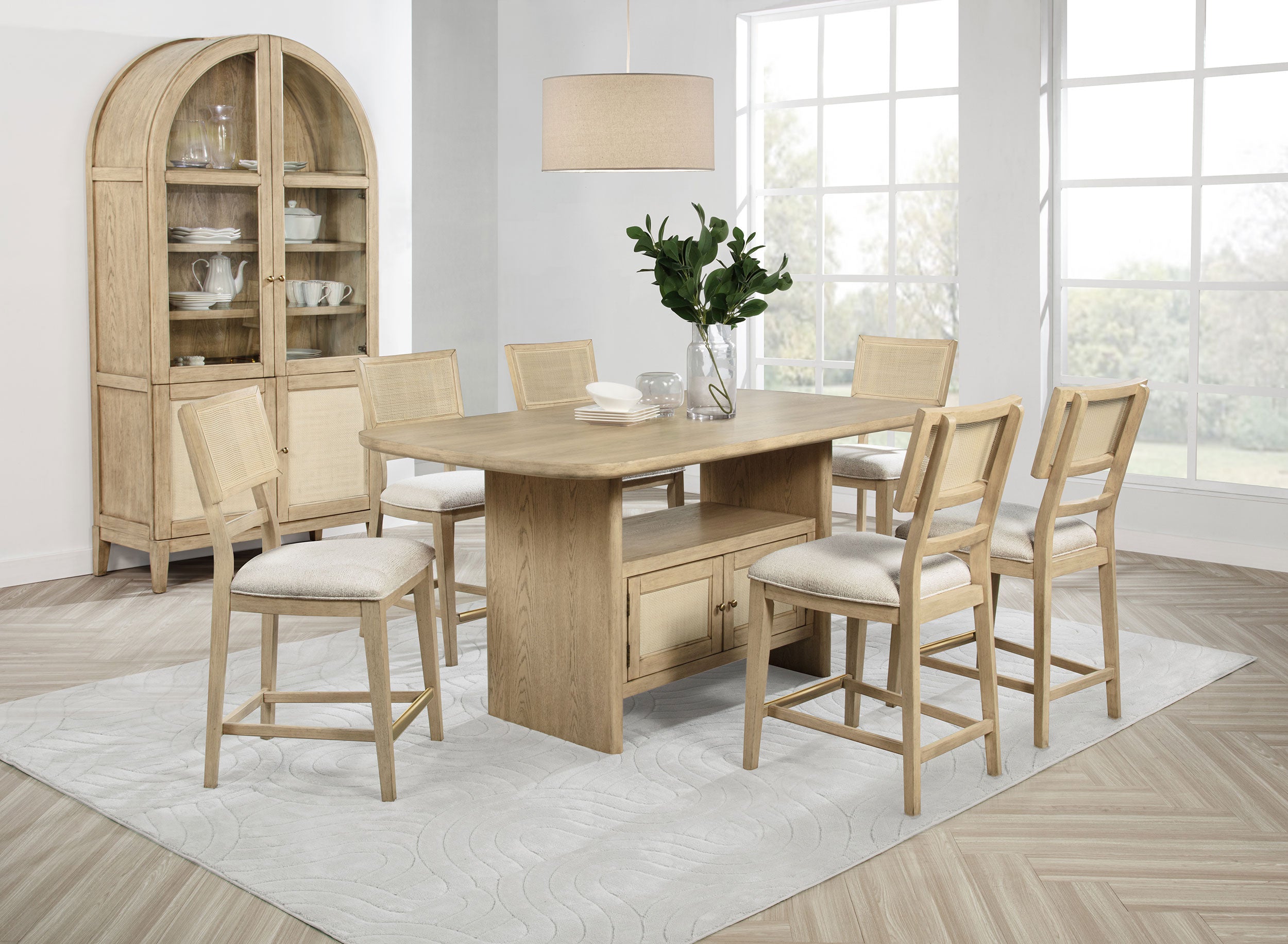 Kailani Counter Height Dining Table - Ideal Furniture (Fresno,CA)