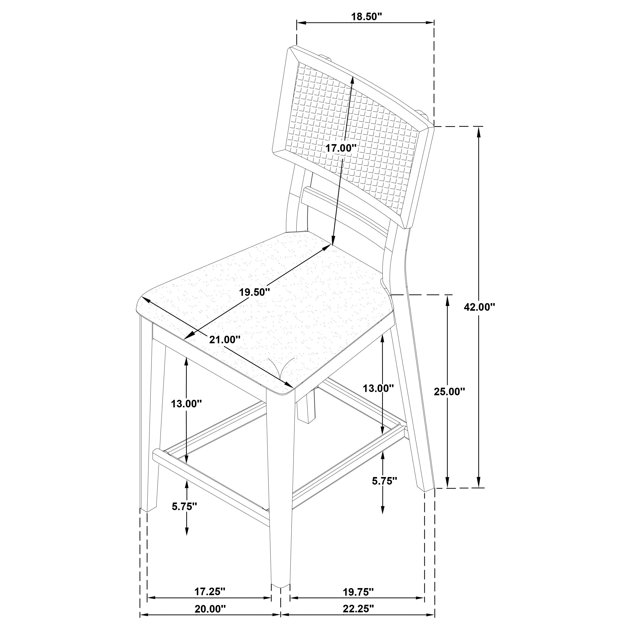 Kailani Counter Chair - Ideal Furniture (Fresno,CA)