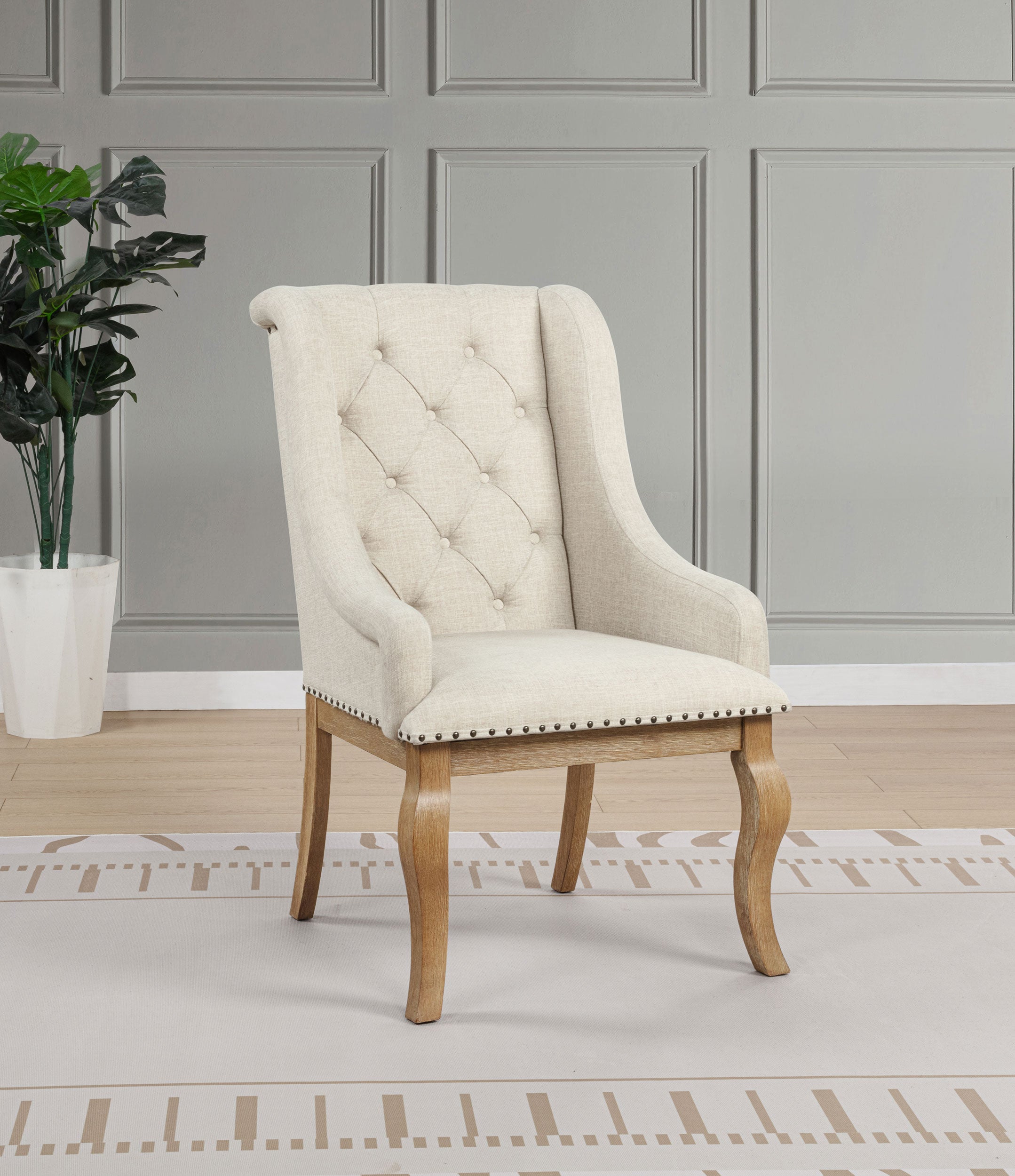 Brockway Dining Arm Chair - Ideal Furniture (Fresno,CA)