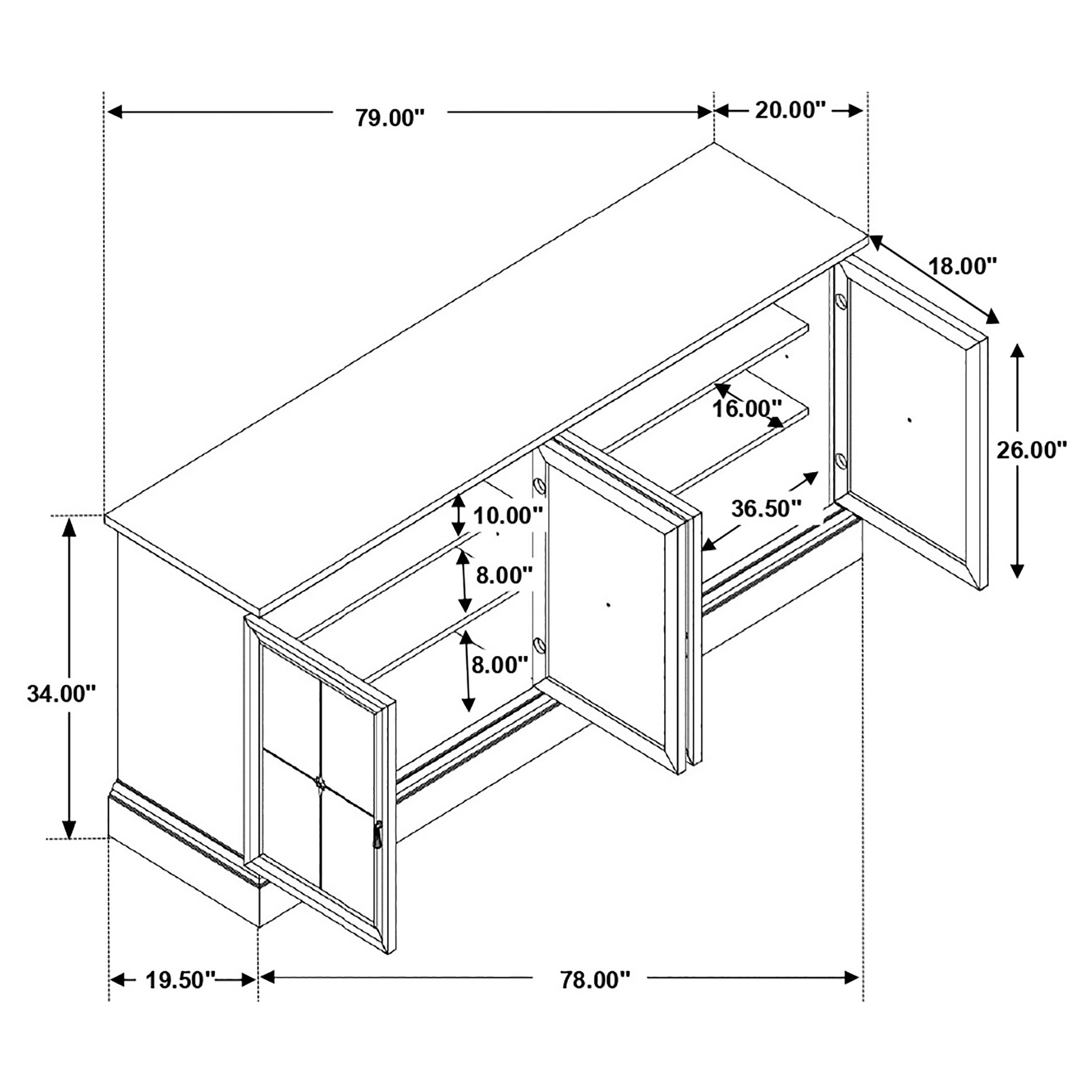 Brockway Sideboard - Ideal Furniture (Fresno,CA)