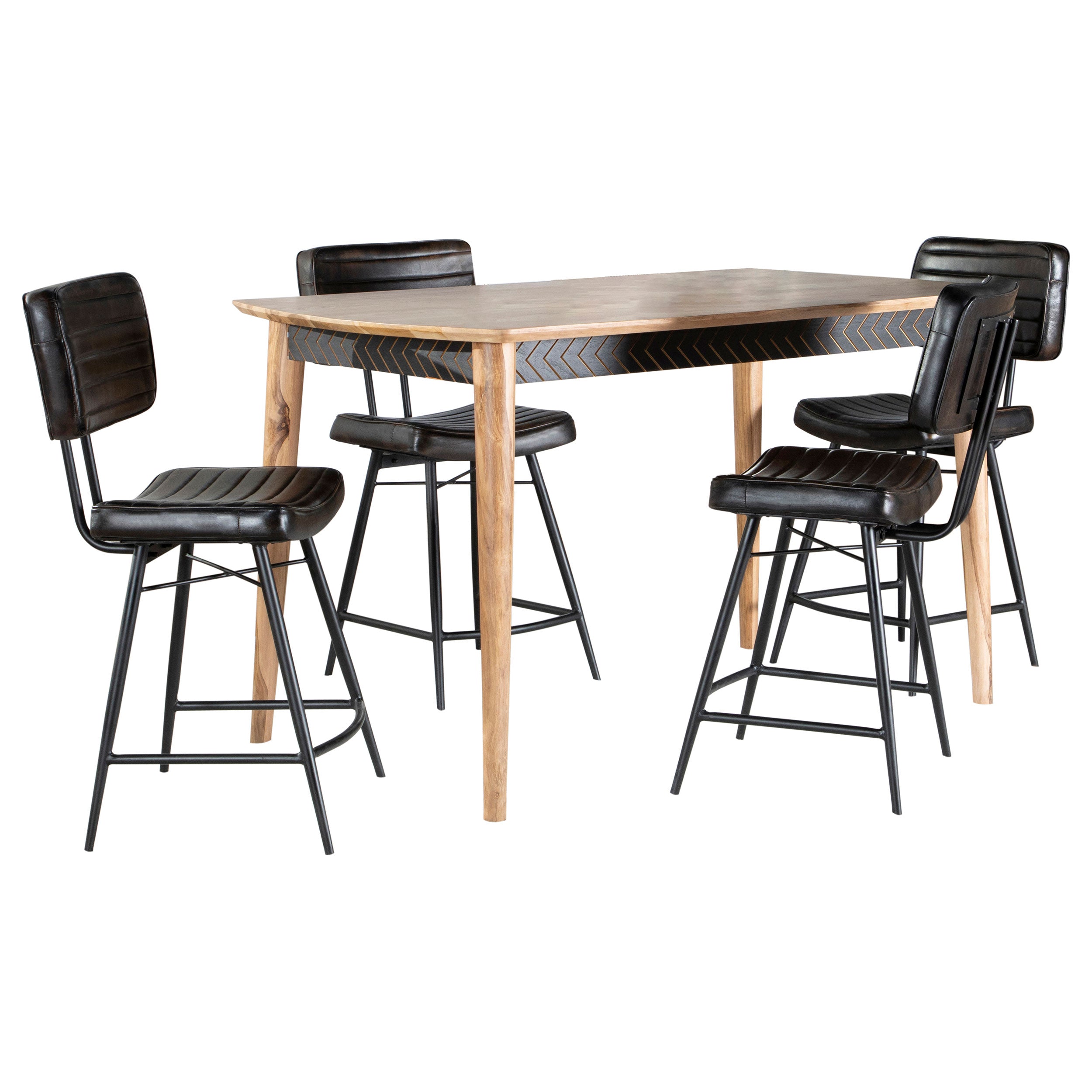 Partridge Counter Height Dining Set - Ideal Furniture (Fresno,CA)
