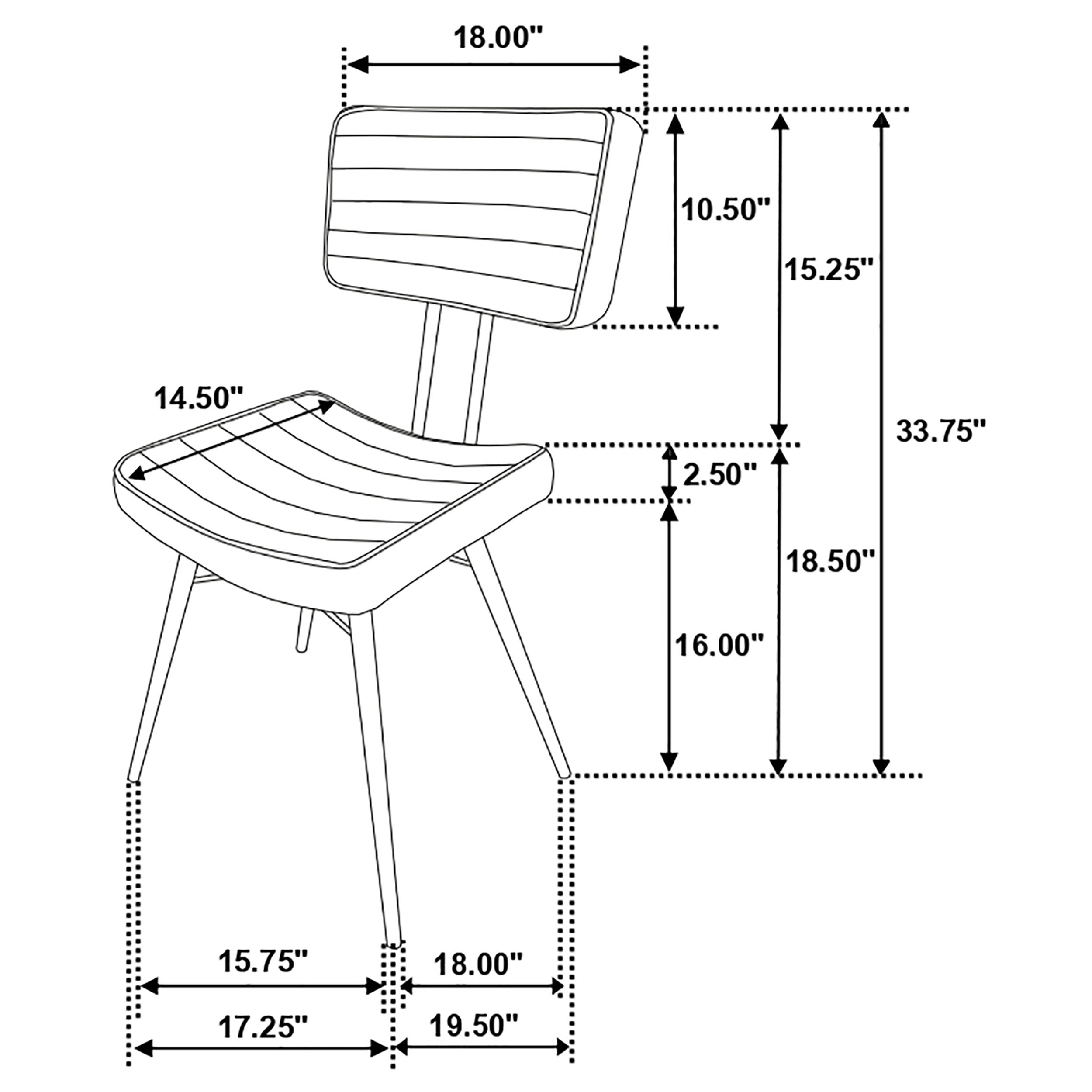Misty Dining Side Chair - Ideal Furniture (Fresno,CA)