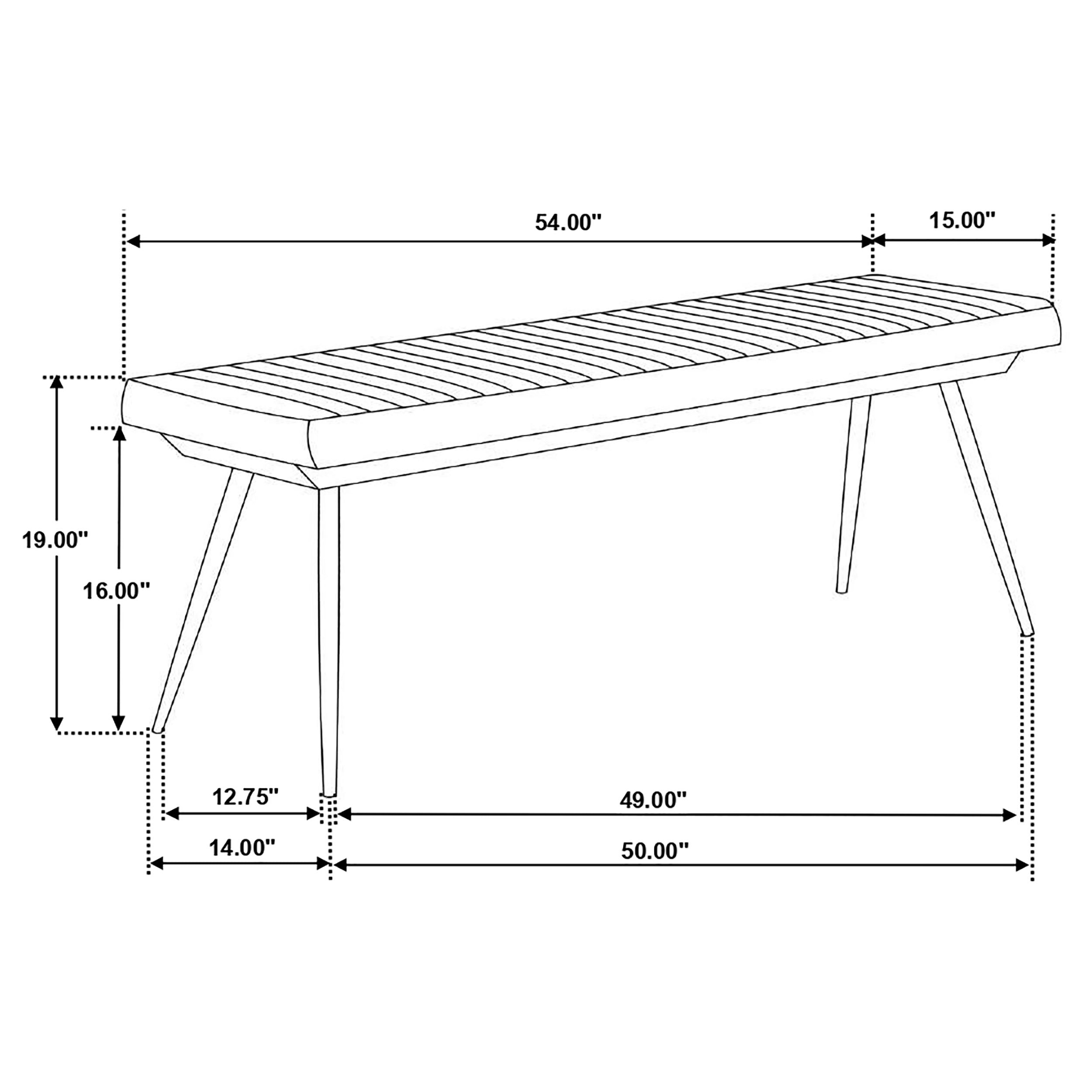 Misty Dining Bench - Ideal Furniture (Fresno,CA)