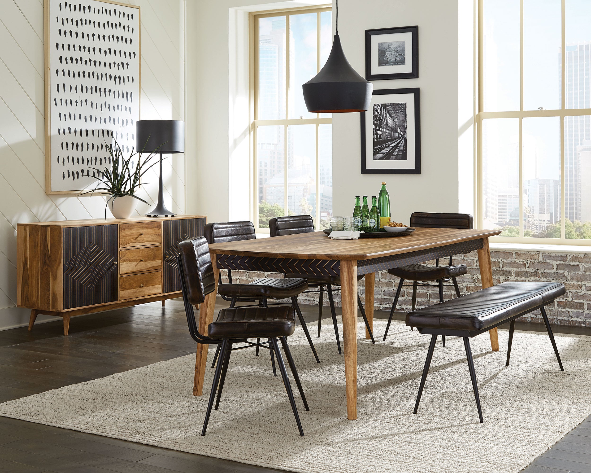 Misty Dining Bench - Ideal Furniture (Fresno,CA)