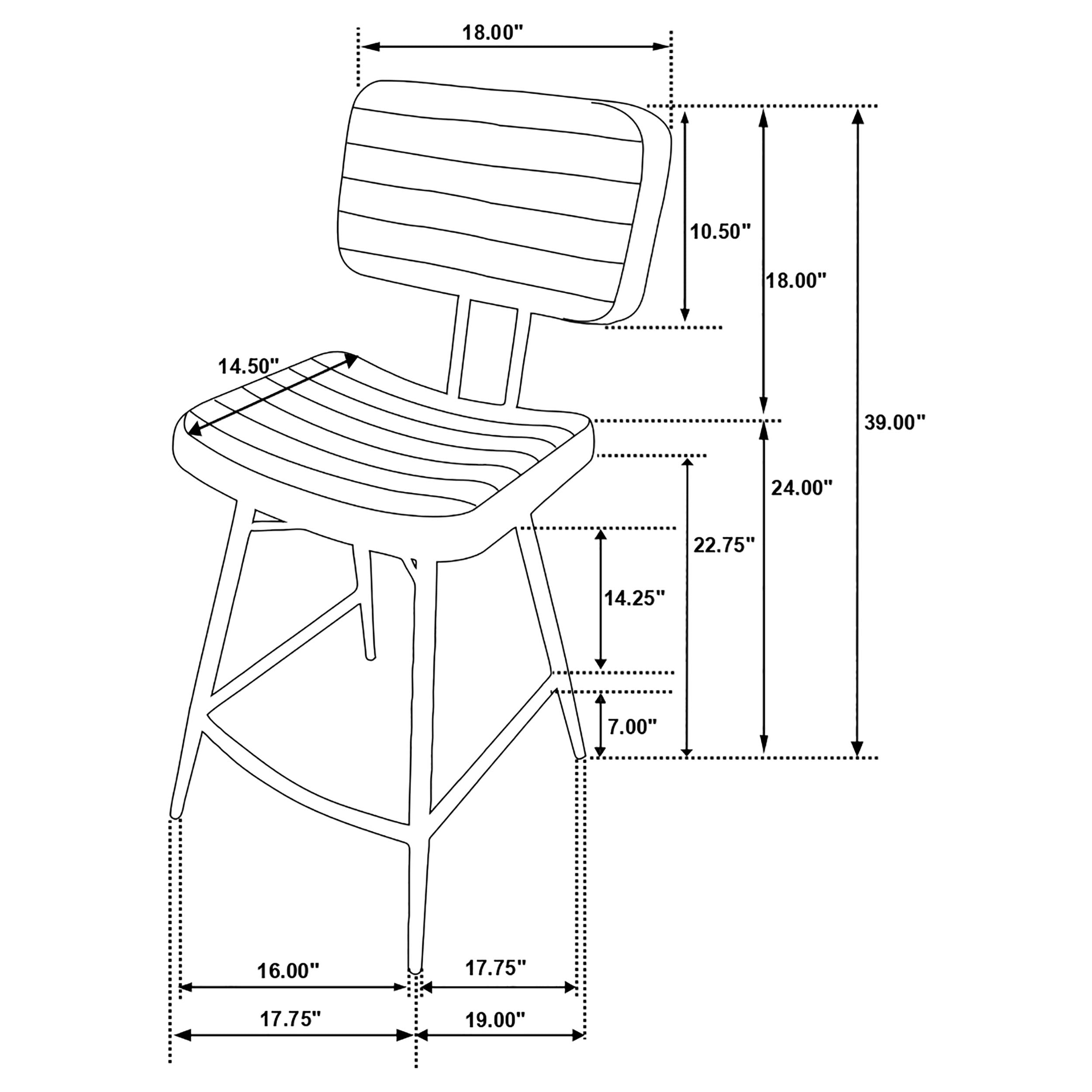 Partridge Counter Chair - Ideal Furniture (Fresno,CA)