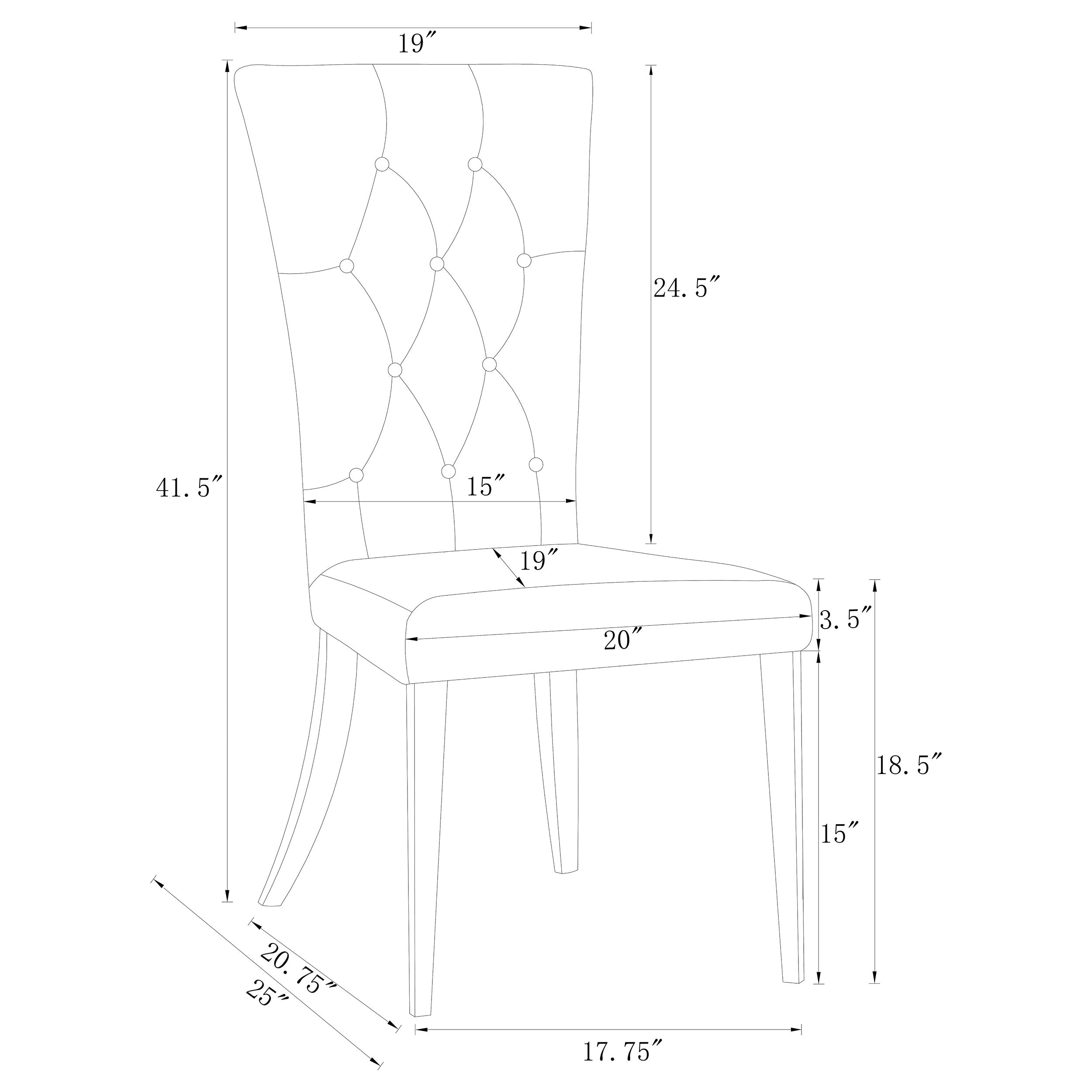 Kerwin Dining Side Chair - Ideal Furniture (Fresno,CA)