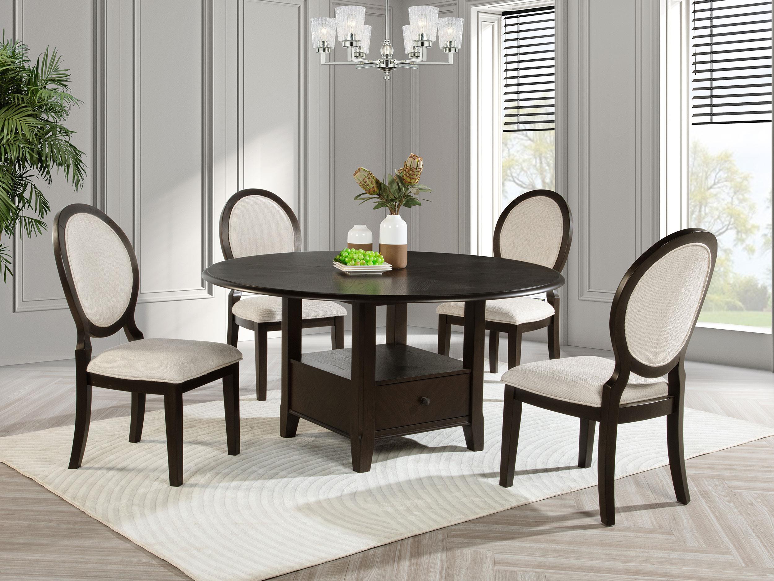 Twyla 5 Pc Dining Set - Ideal Furniture (Fresno,CA)
