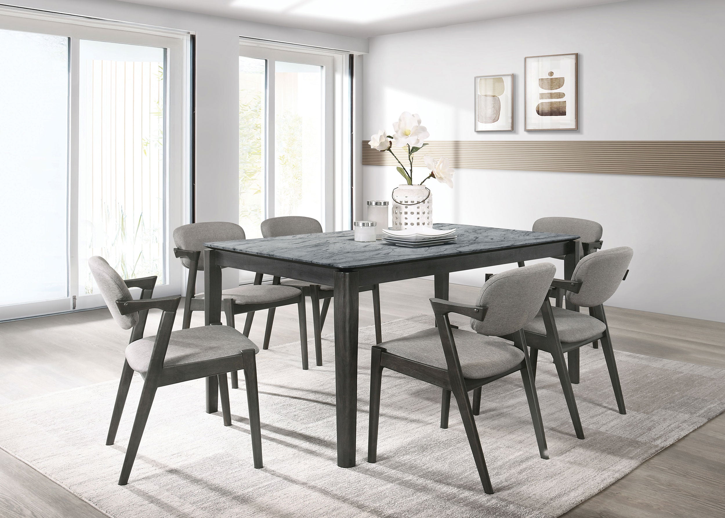 Stevie Dining Arm Chair - Ideal Furniture (Fresno,CA)