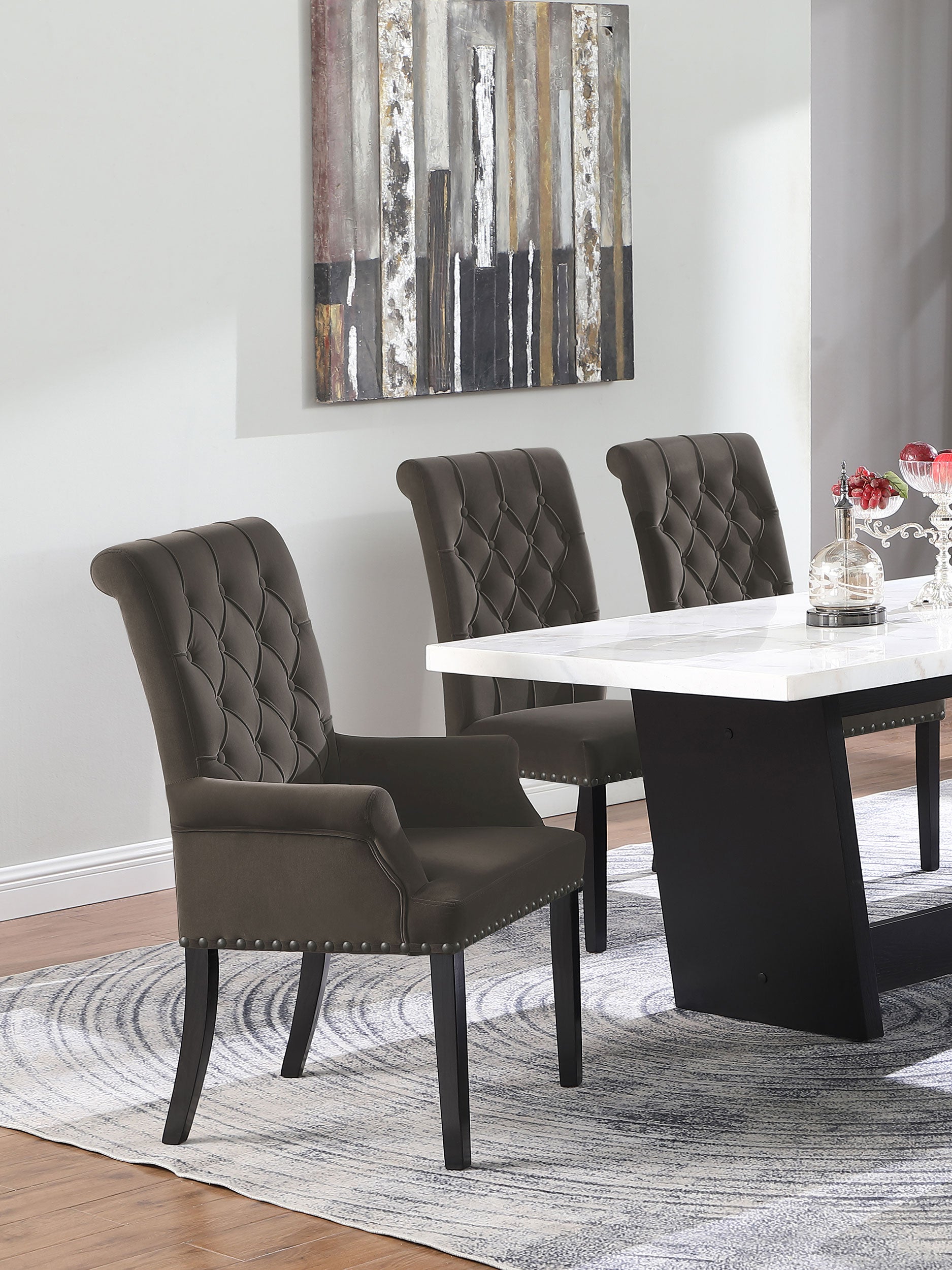 Alana Dining Arm Chair - Ideal Furniture (Fresno,CA)