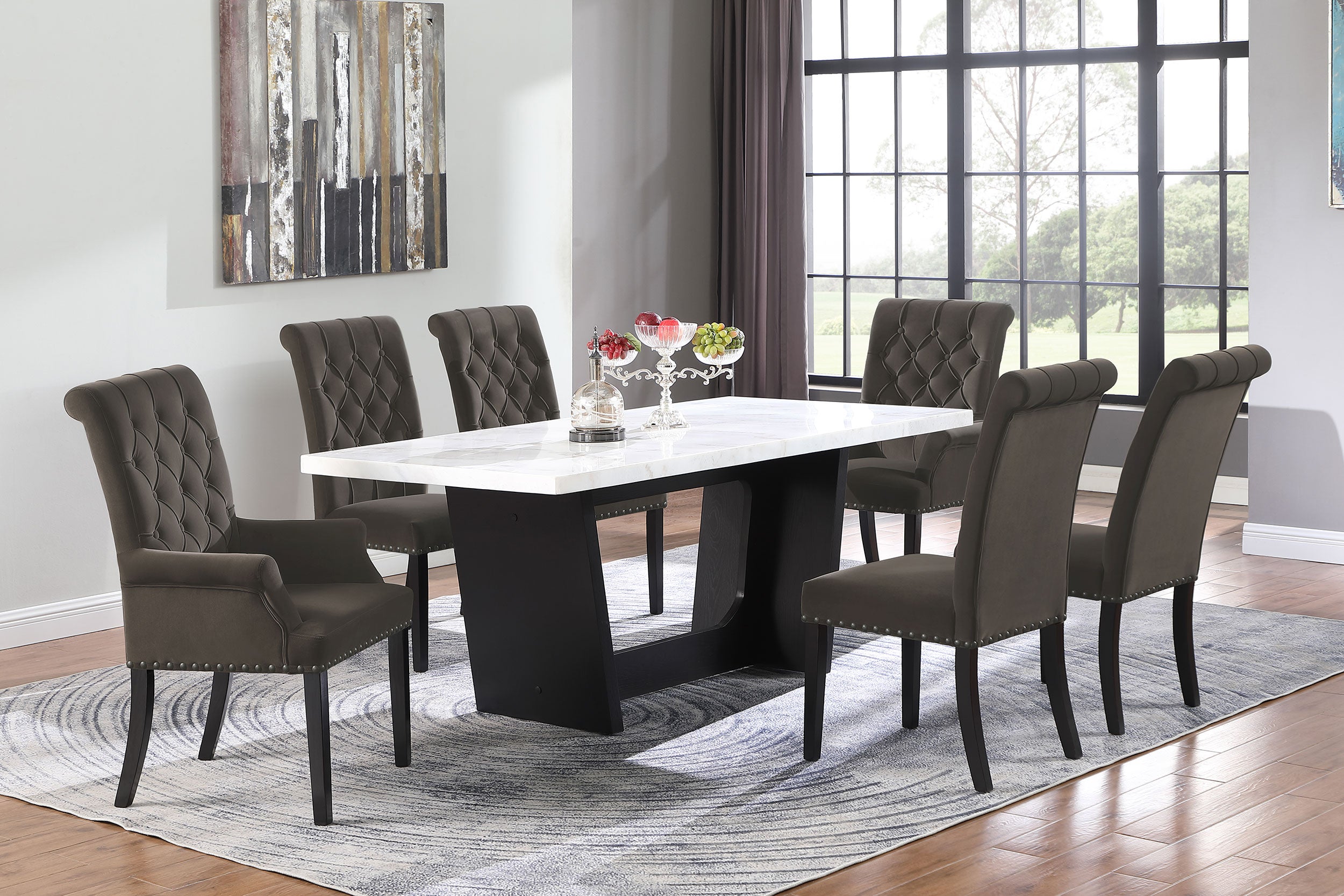 Alana Dining Arm Chair - Ideal Furniture (Fresno,CA)