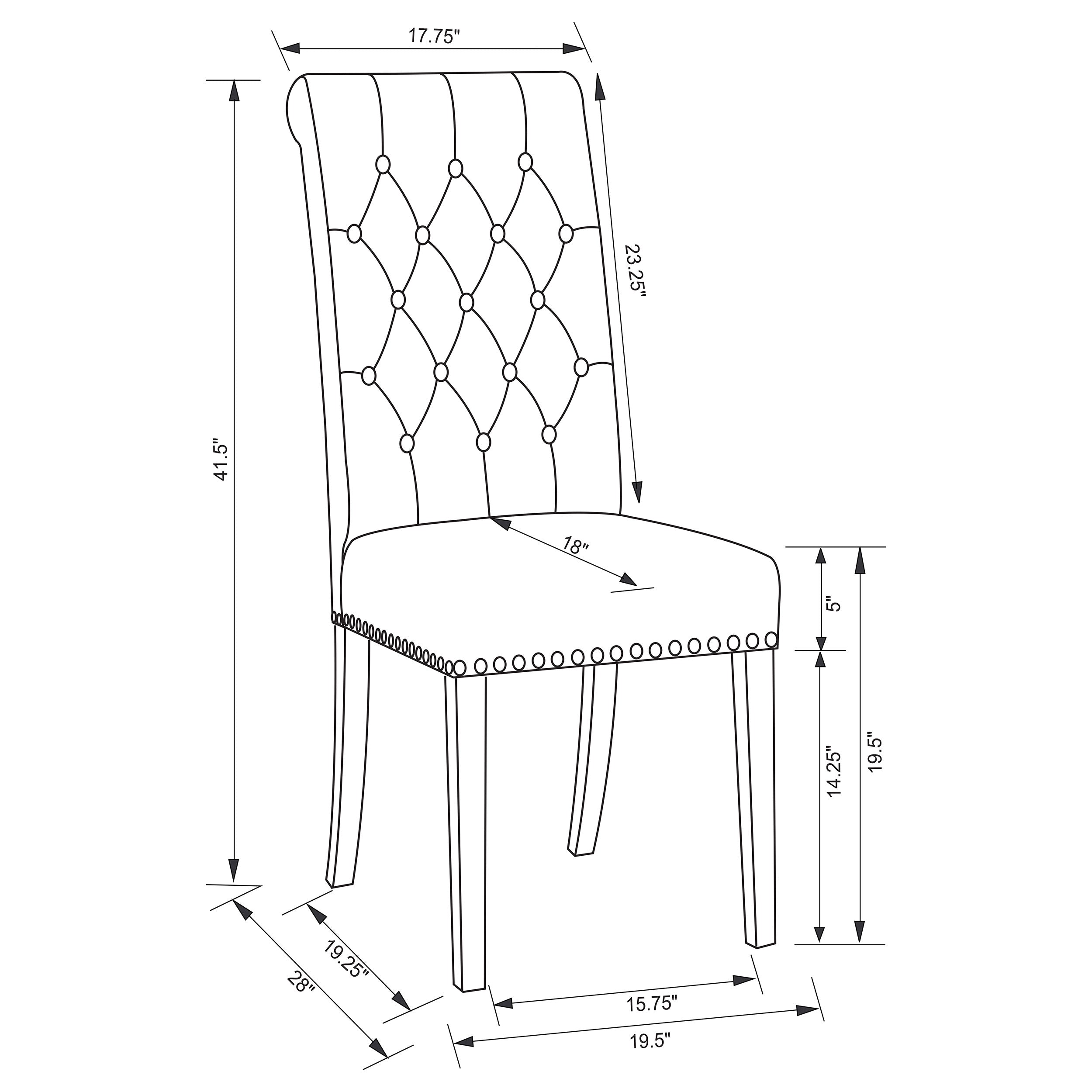 Alana Dining Side Chair - Ideal Furniture (Fresno,CA)