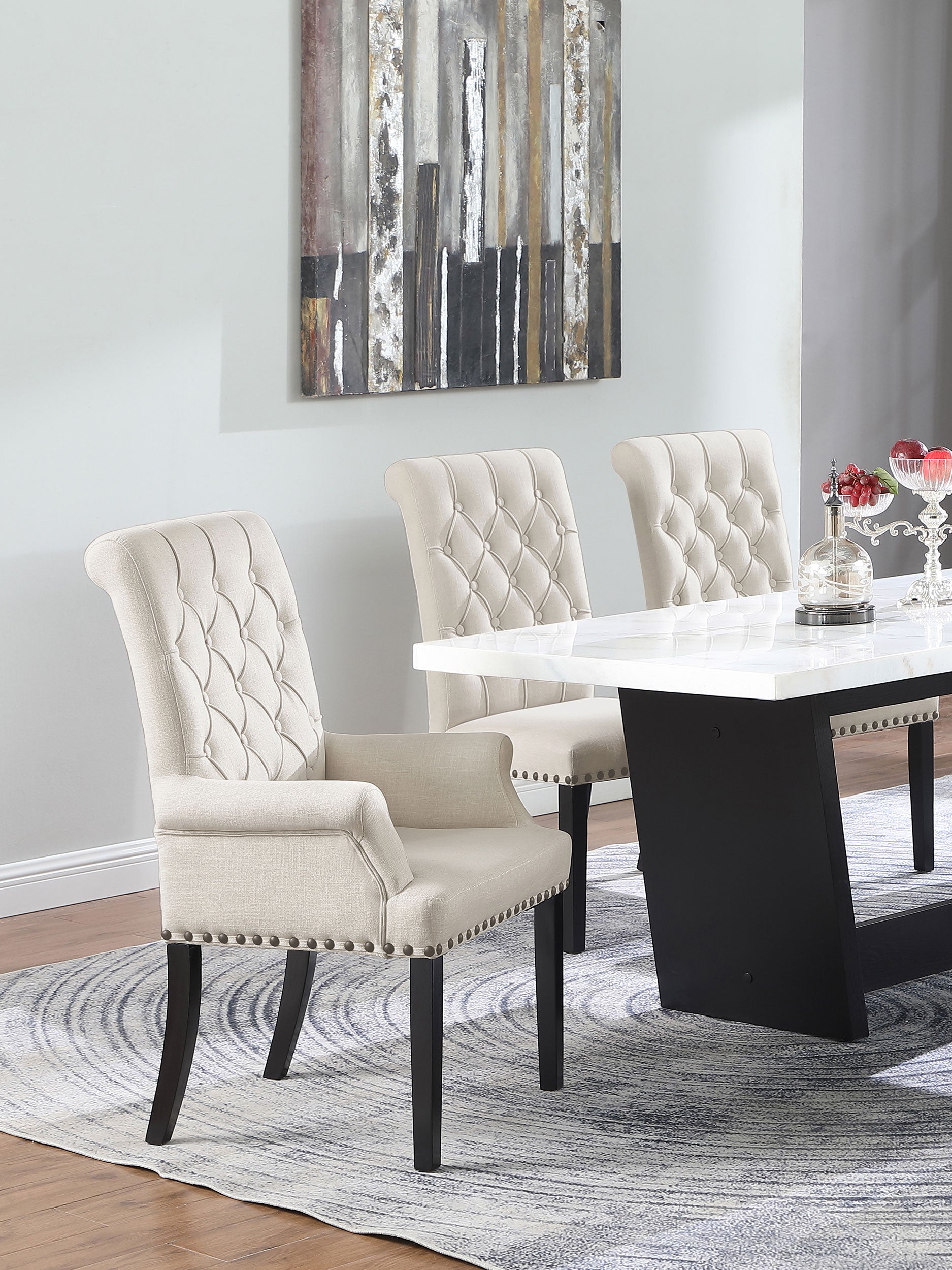 Alana Dining Arm Chair - Ideal Furniture (Fresno,CA)