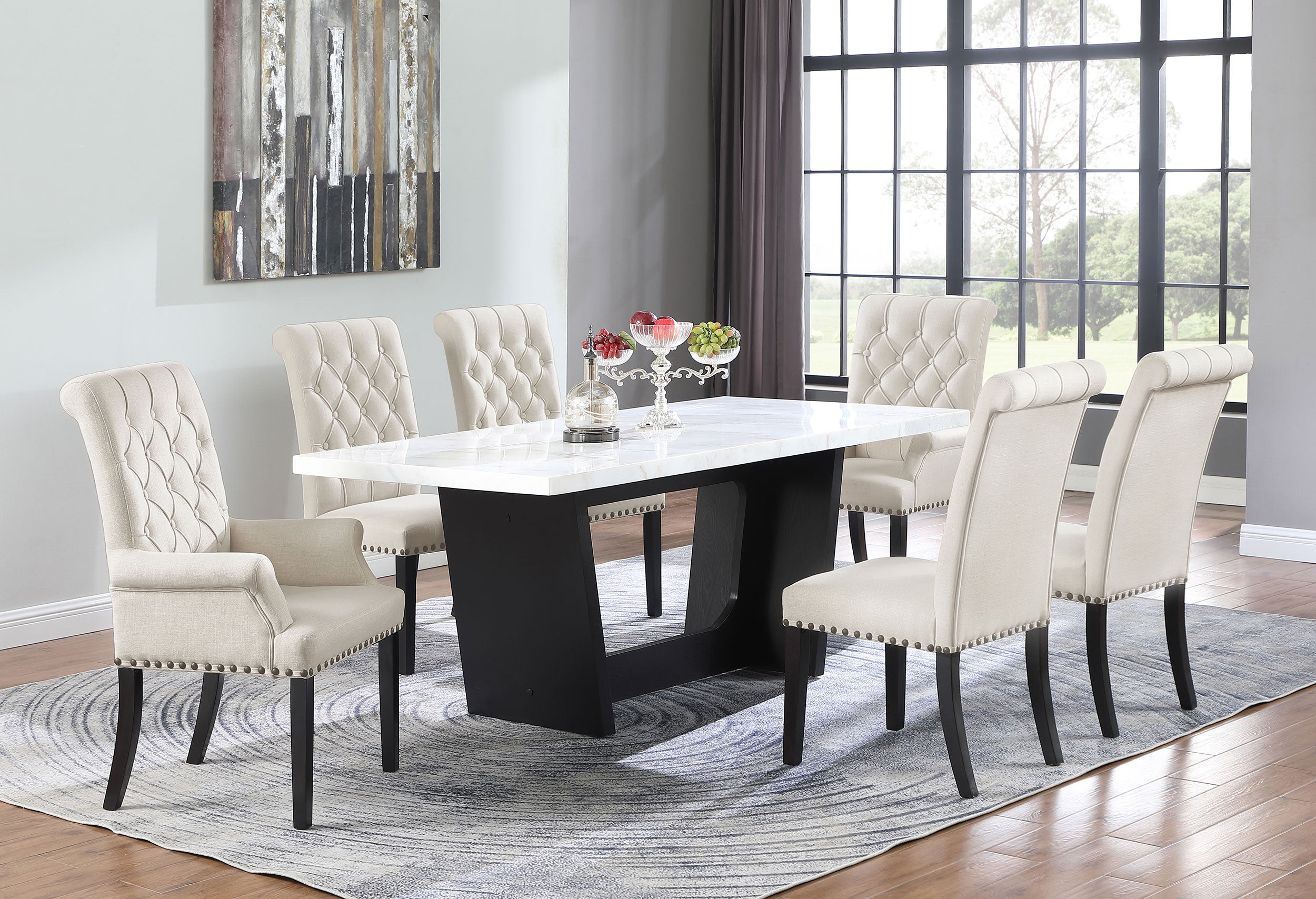 Alana Dining Arm Chair - Ideal Furniture (Fresno,CA)