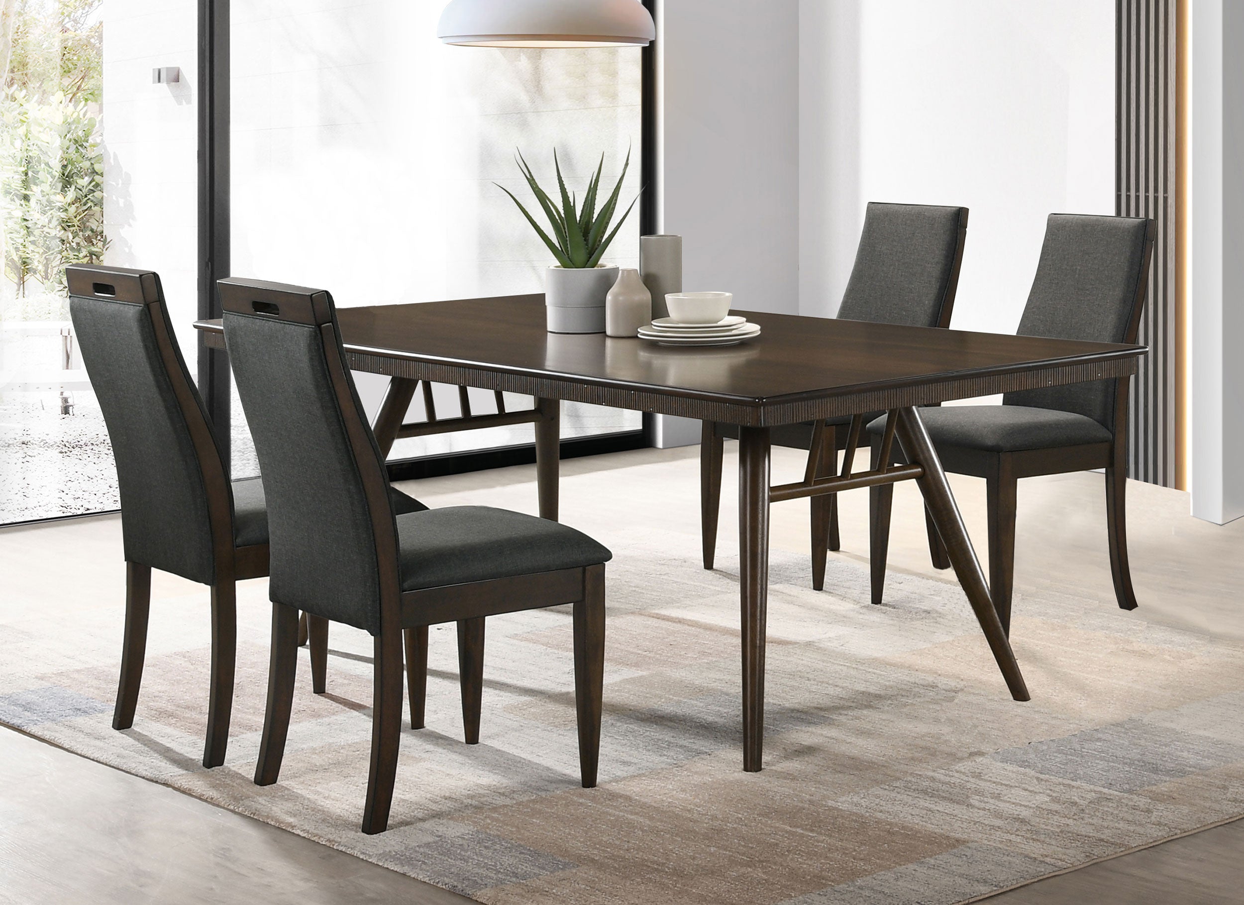 Wes Dining Set - Ideal Furniture (Fresno,CA)
