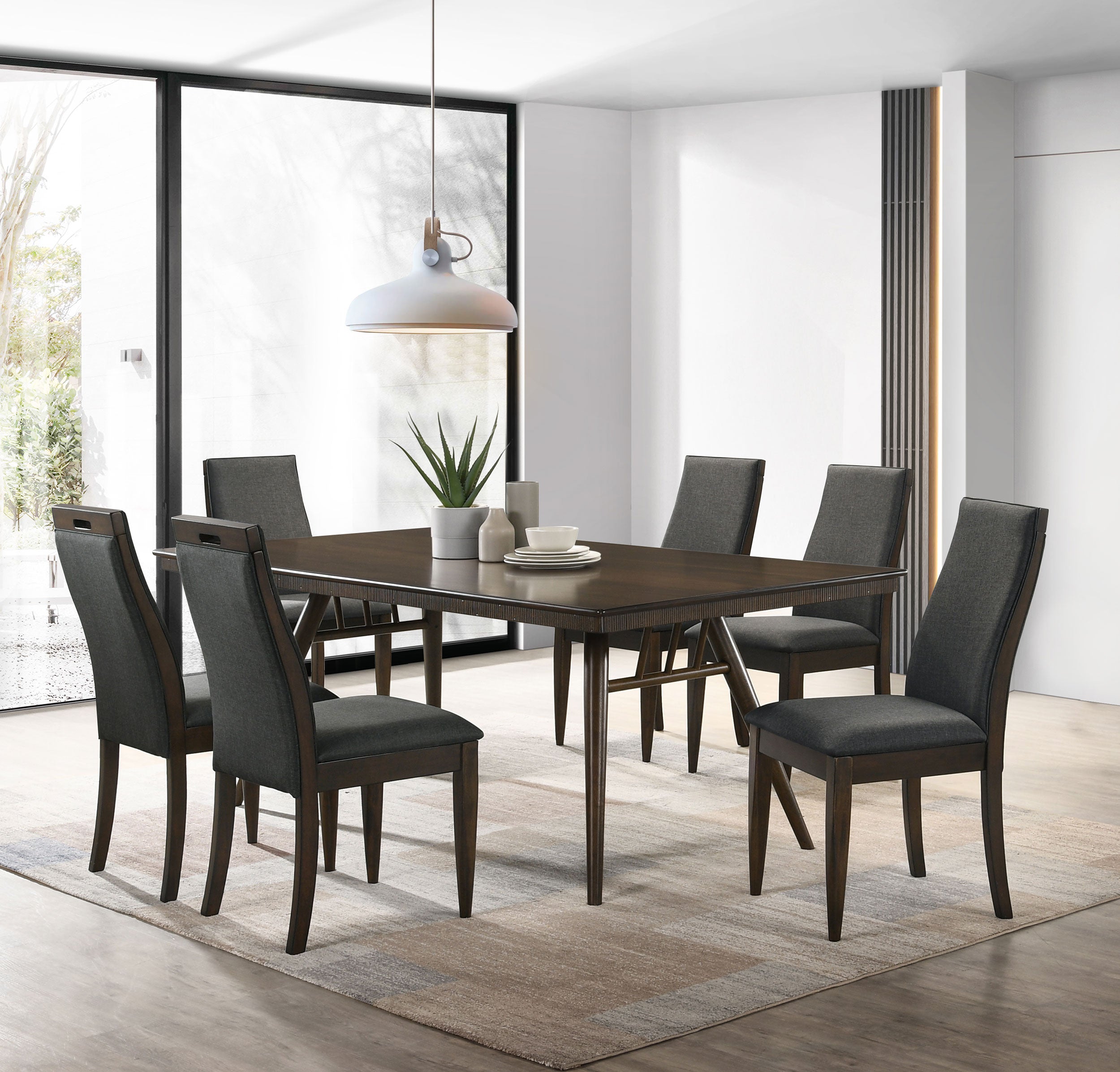 Wes Dining Set - Ideal Furniture (Fresno,CA)