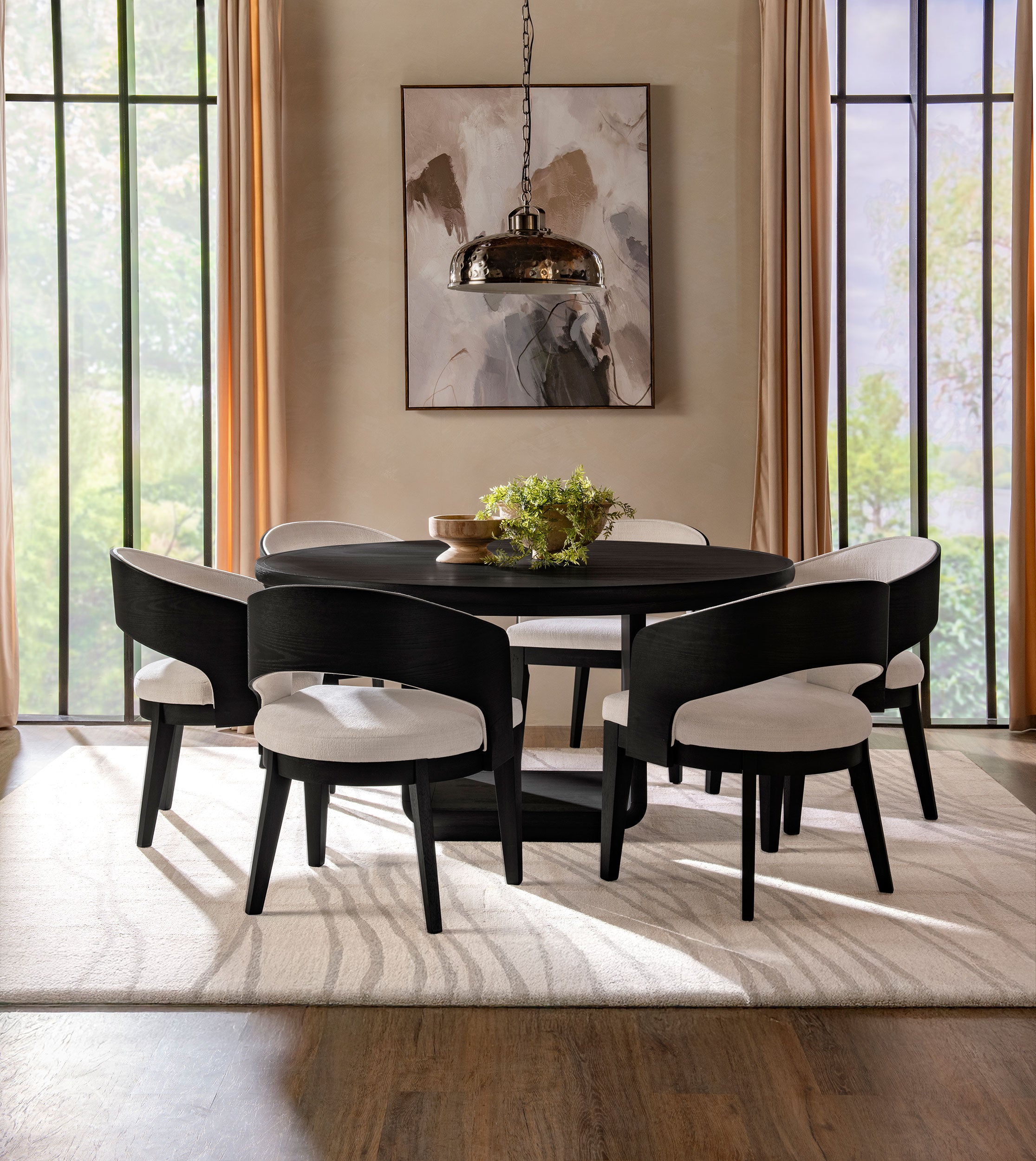 Leandro Dining Set - Ideal Furniture (Fresno,CA)