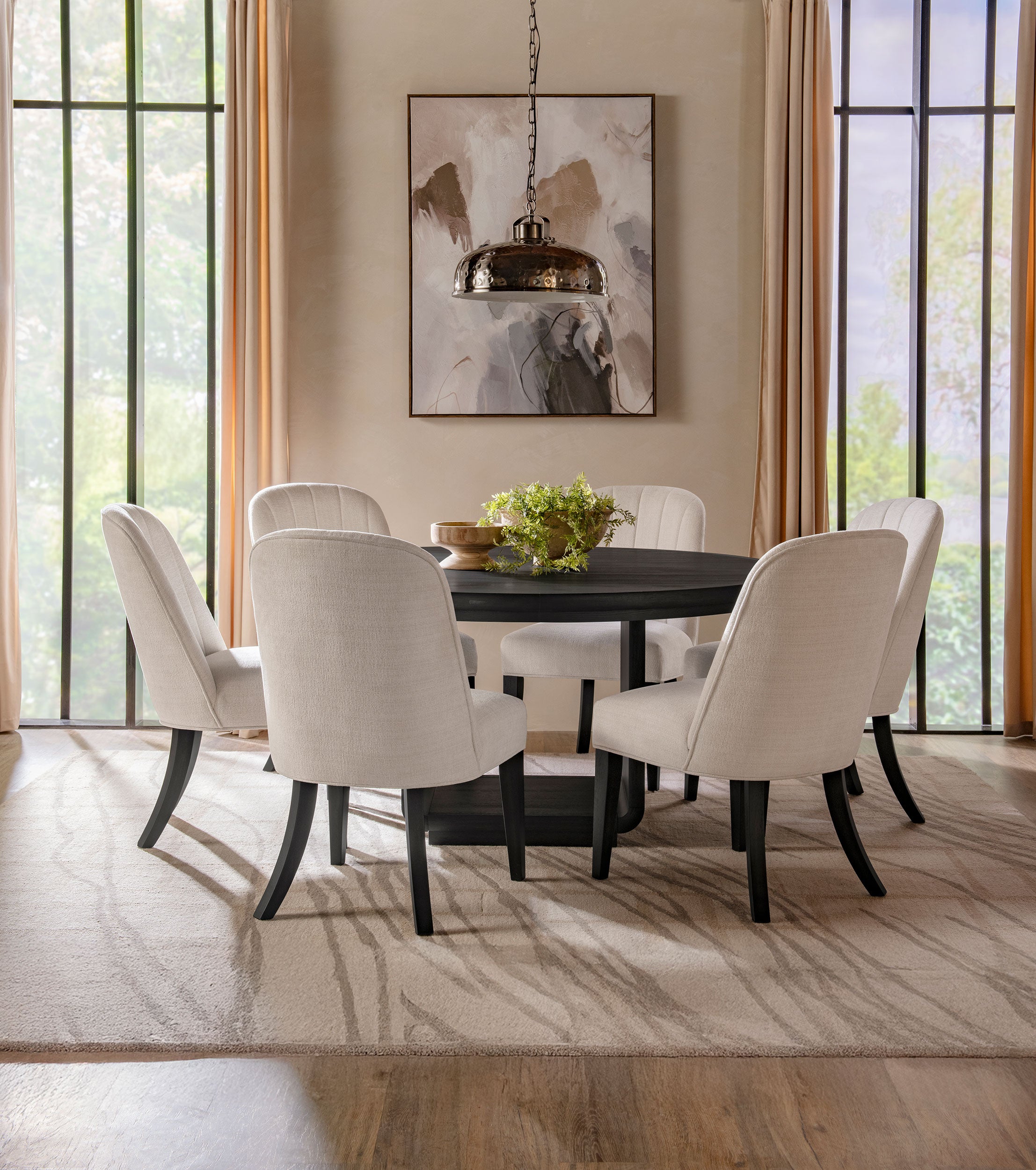 Leandro Dining Set - Ideal Furniture (Fresno,CA)