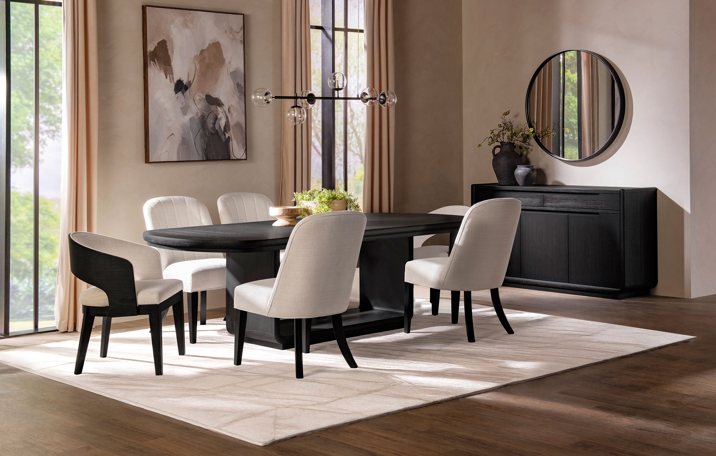 Leandro Dining Set - Ideal Furniture (Fresno,CA)