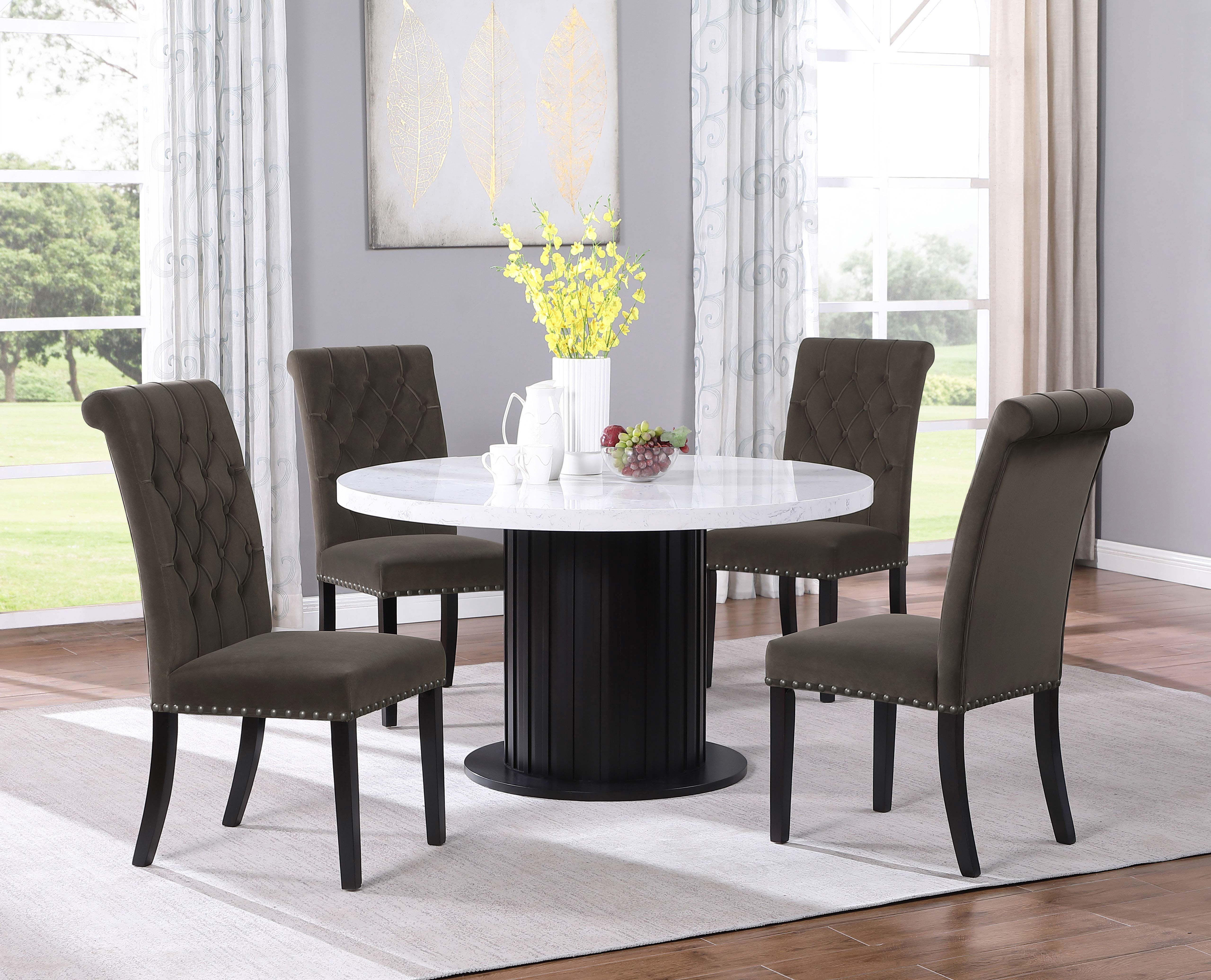 Sherry 5 Pc Dining Sets - Ideal Furniture (Fresno,CA)