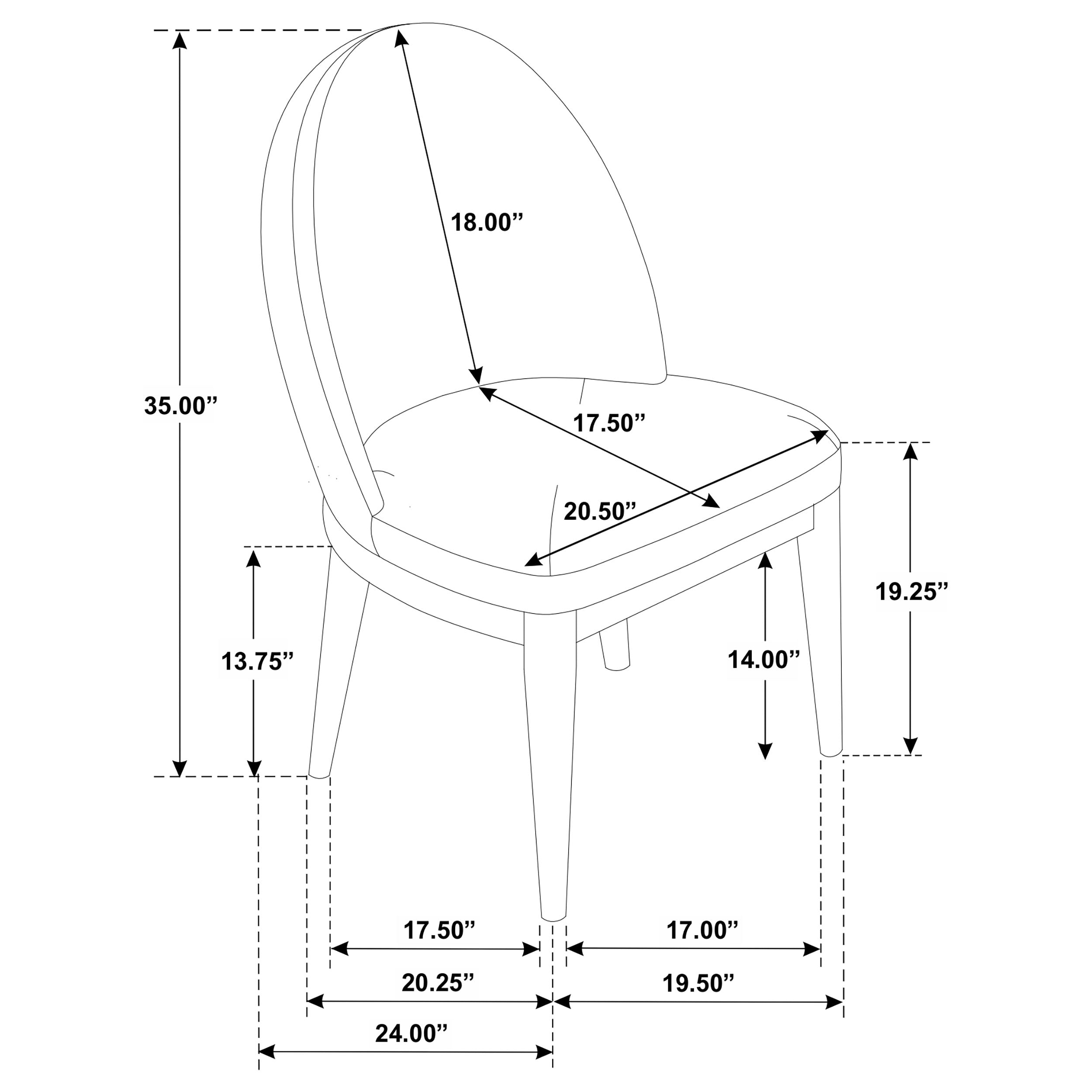 Solano Dining Side Chair - Ideal Furniture (Fresno,CA)