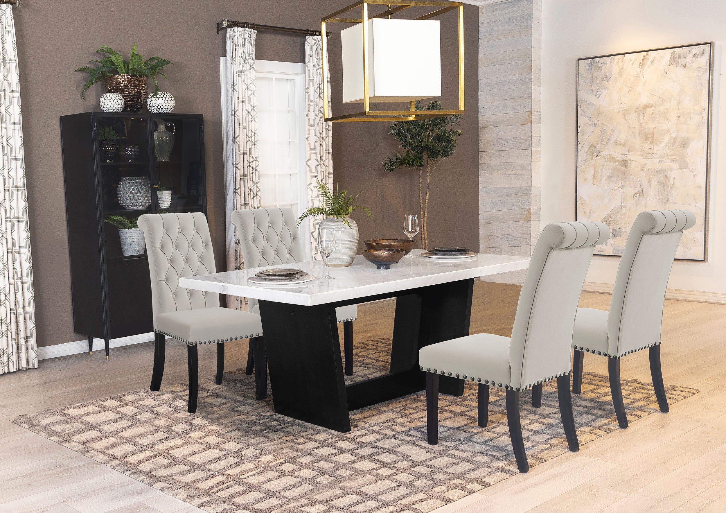 Sherry Dining Set - Ideal Furniture (Fresno,CA)