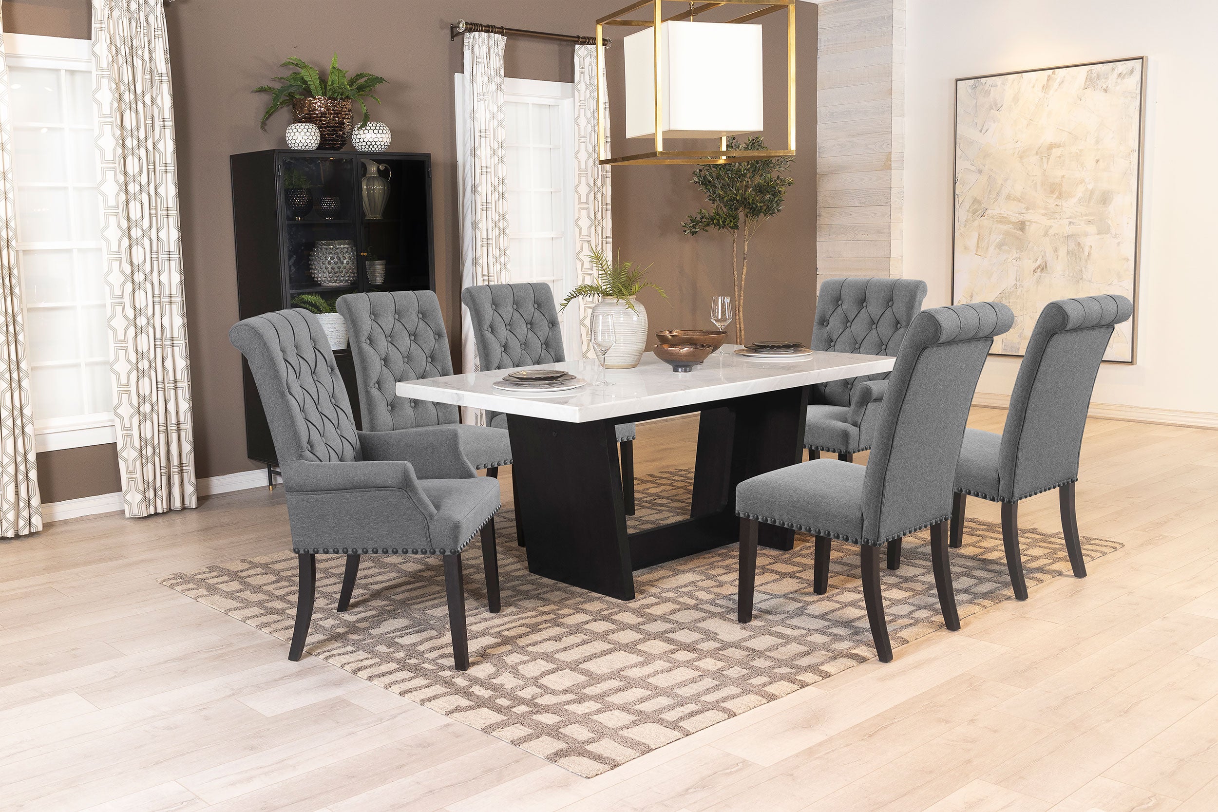 Sherry Dining Set - Ideal Furniture (Fresno,CA)