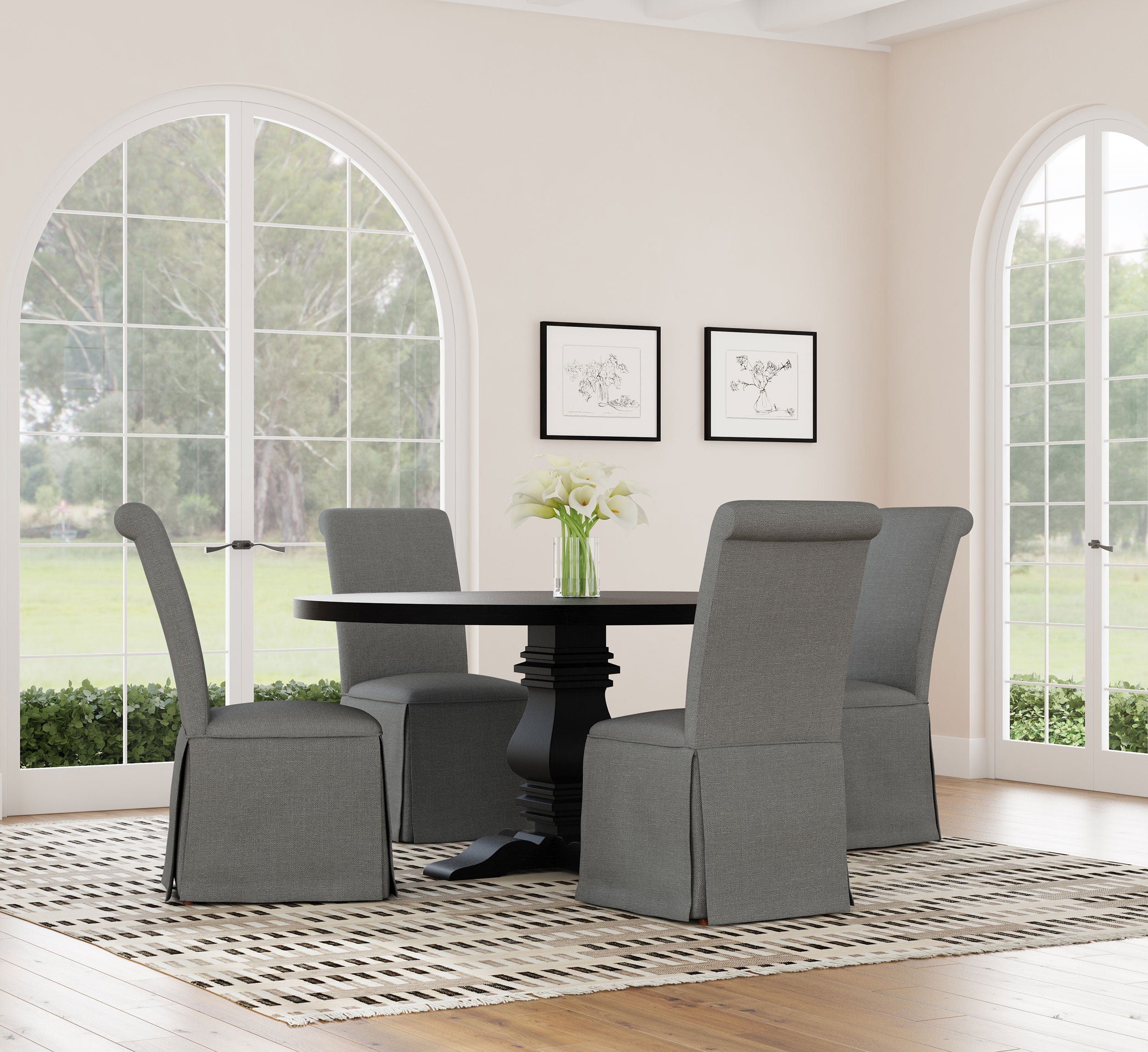 Florence Dining Table - Ideal Furniture (Fresno,CA)