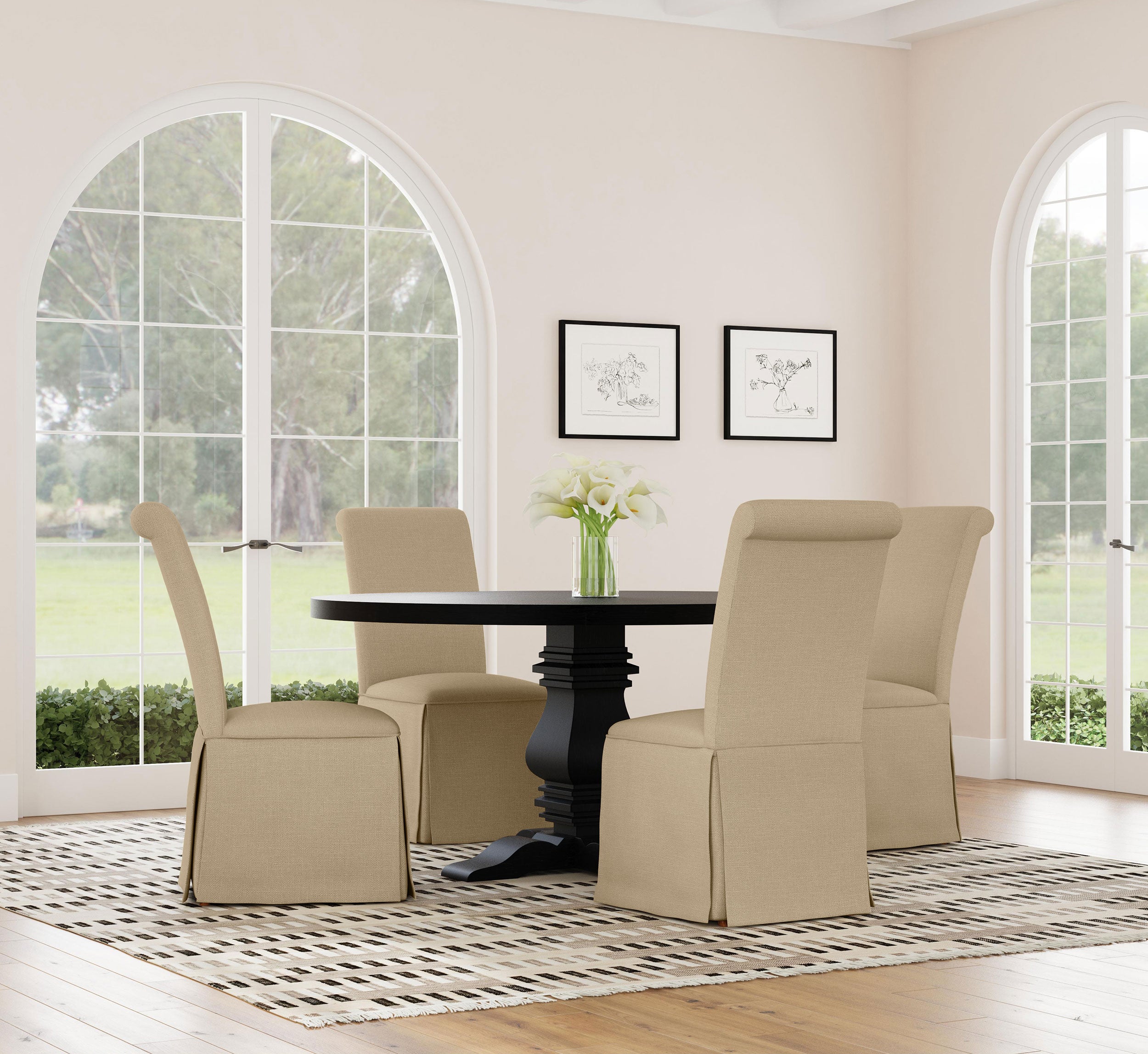Florence Dining Table - Ideal Furniture (Fresno,CA)