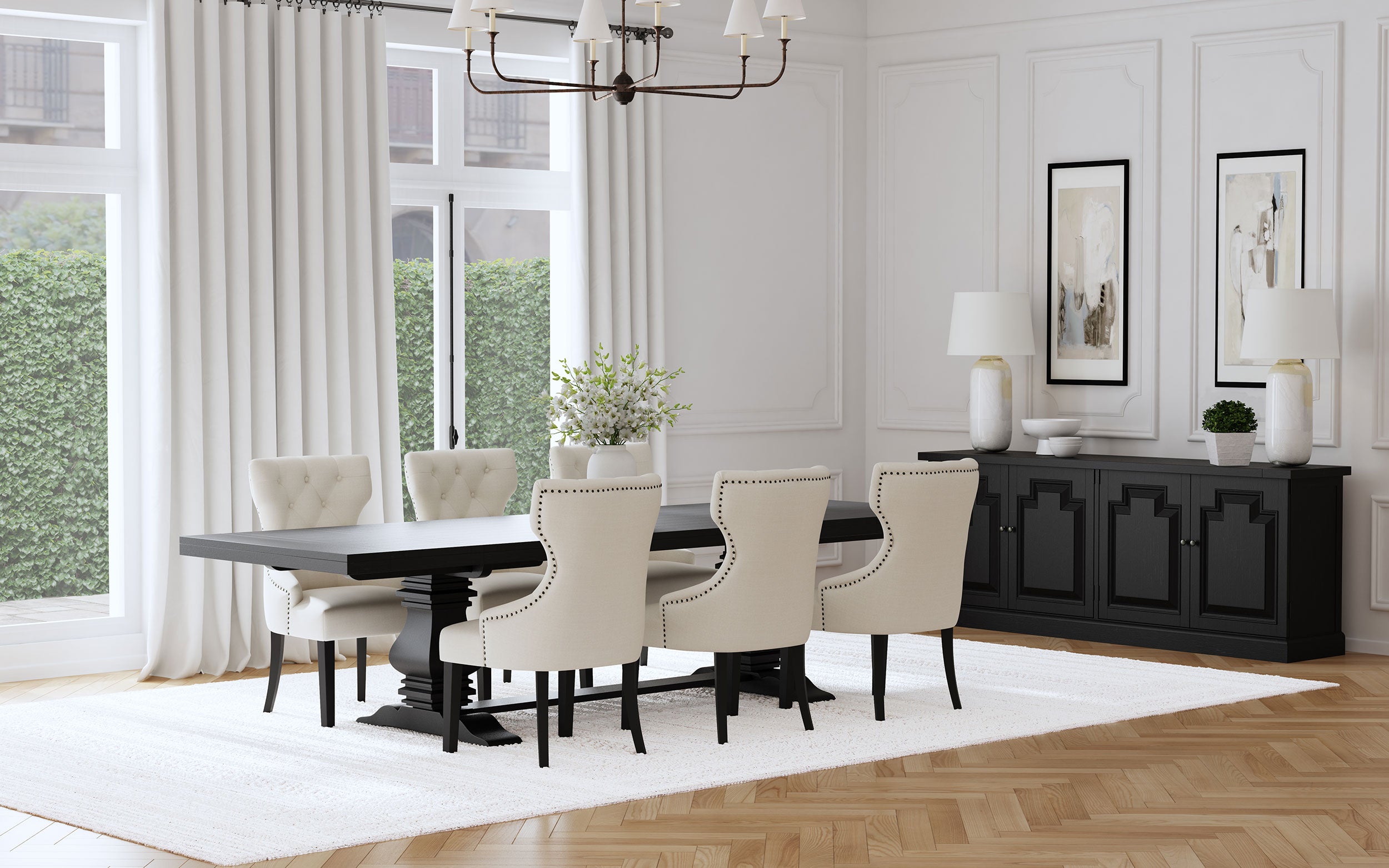 Florence Dining Set - Ideal Furniture (Fresno,CA)