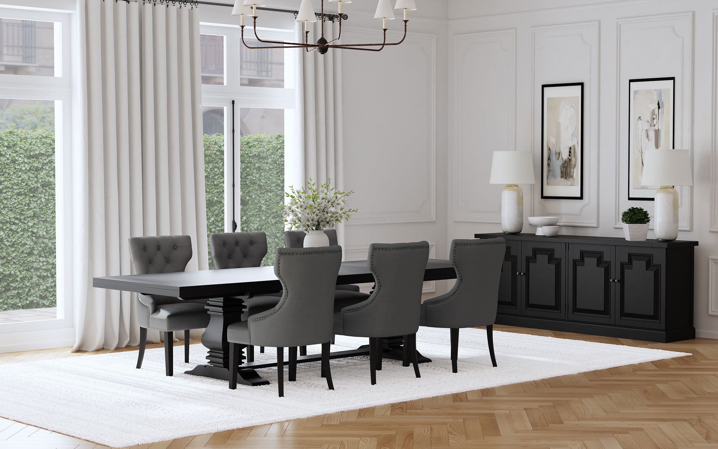 Florence Dining Set - Ideal Furniture (Fresno,CA)