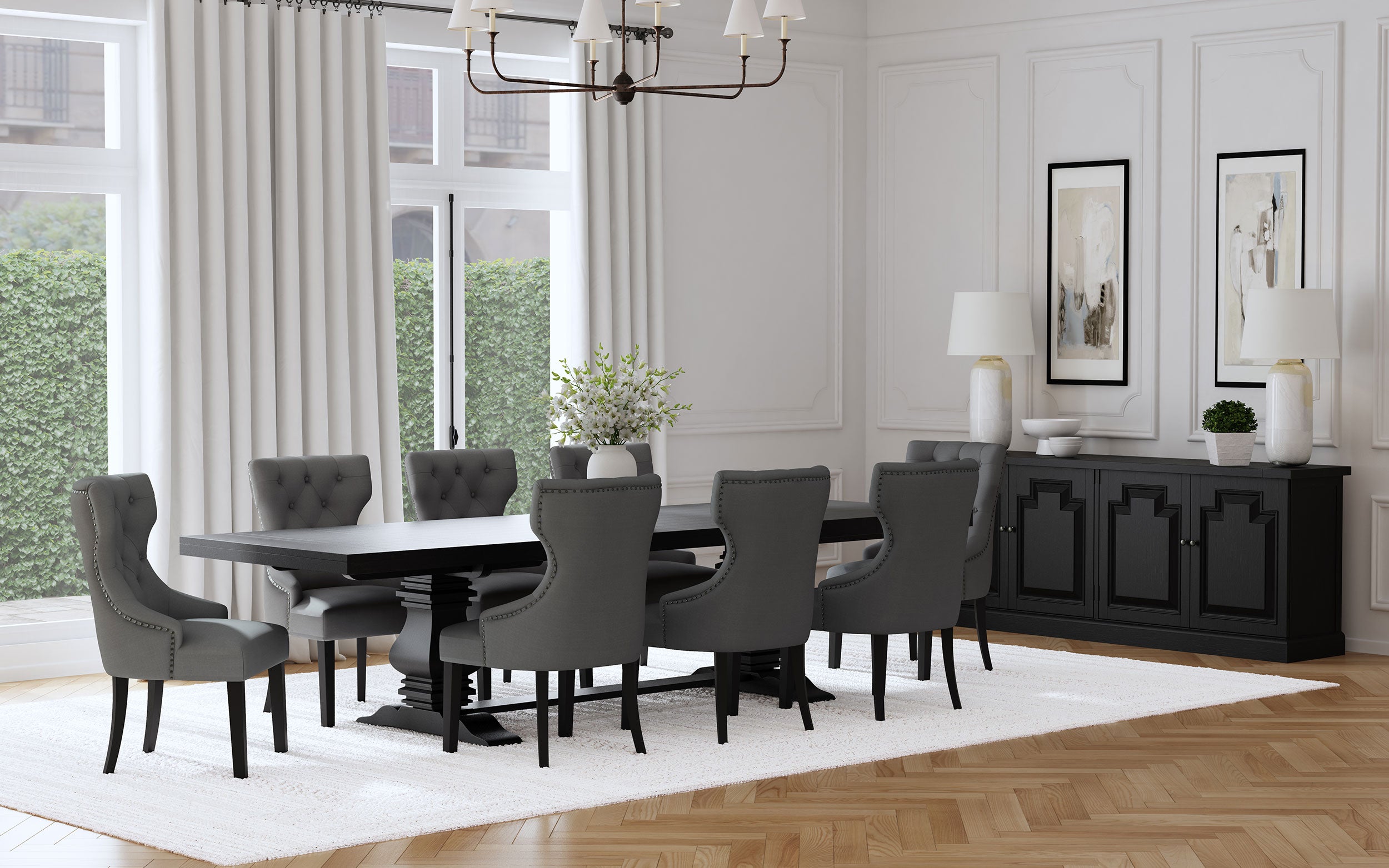 Florence Dining Set - Ideal Furniture (Fresno,CA)