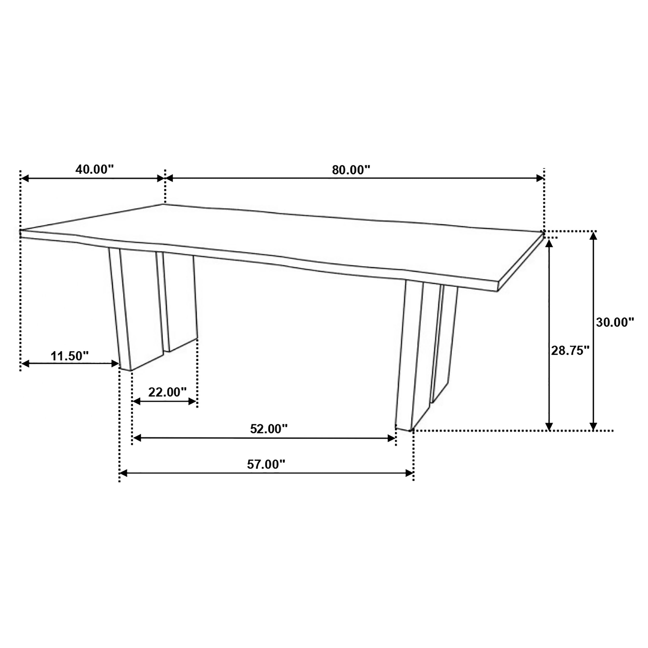 Bradshaw Dining Table - Ideal Furniture (Fresno,CA)