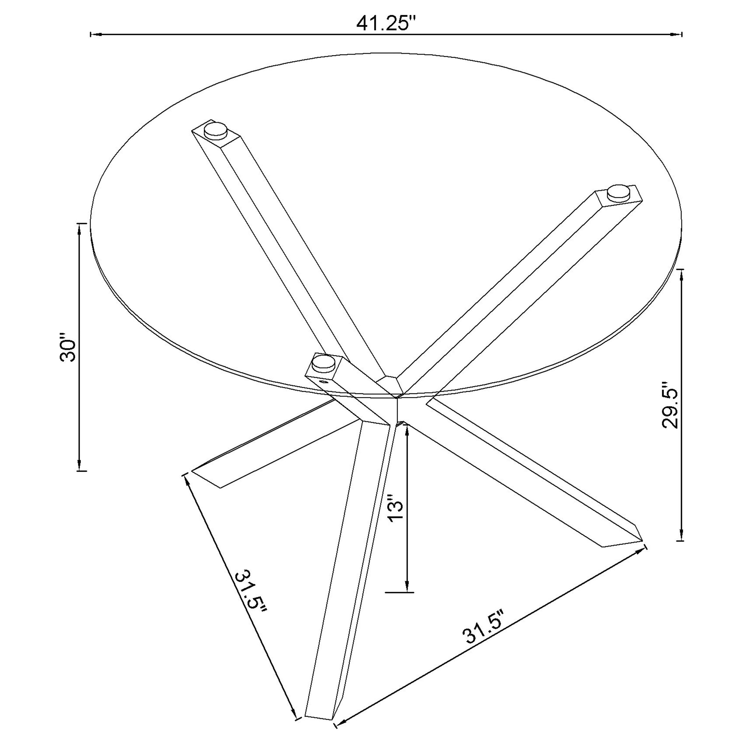 Vance Dining Table - Ideal Furniture (Fresno,CA)