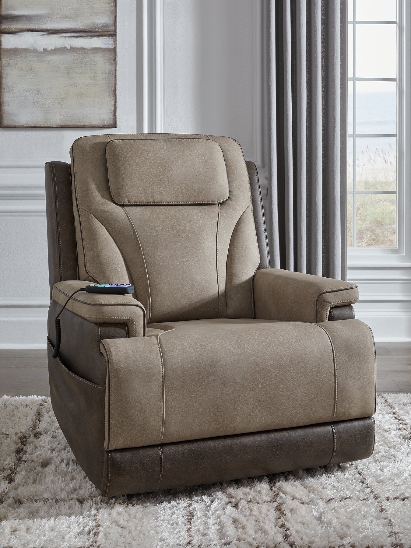 4Z-Peaceful Pause Power Lift Recliner - Ideal Furniture (Fresno,CA)