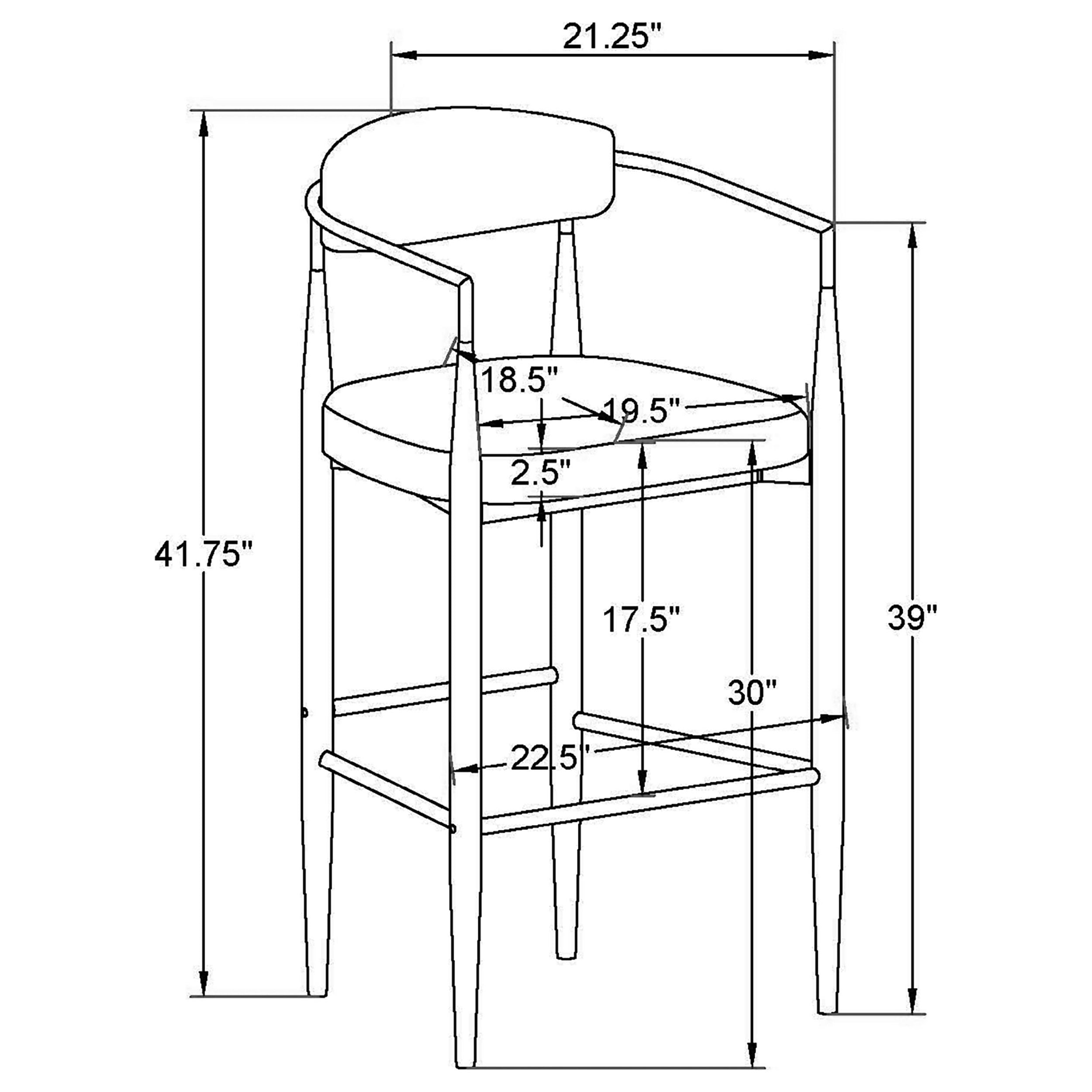 Tina Bar Chair - Ideal Furniture (Fresno,CA)