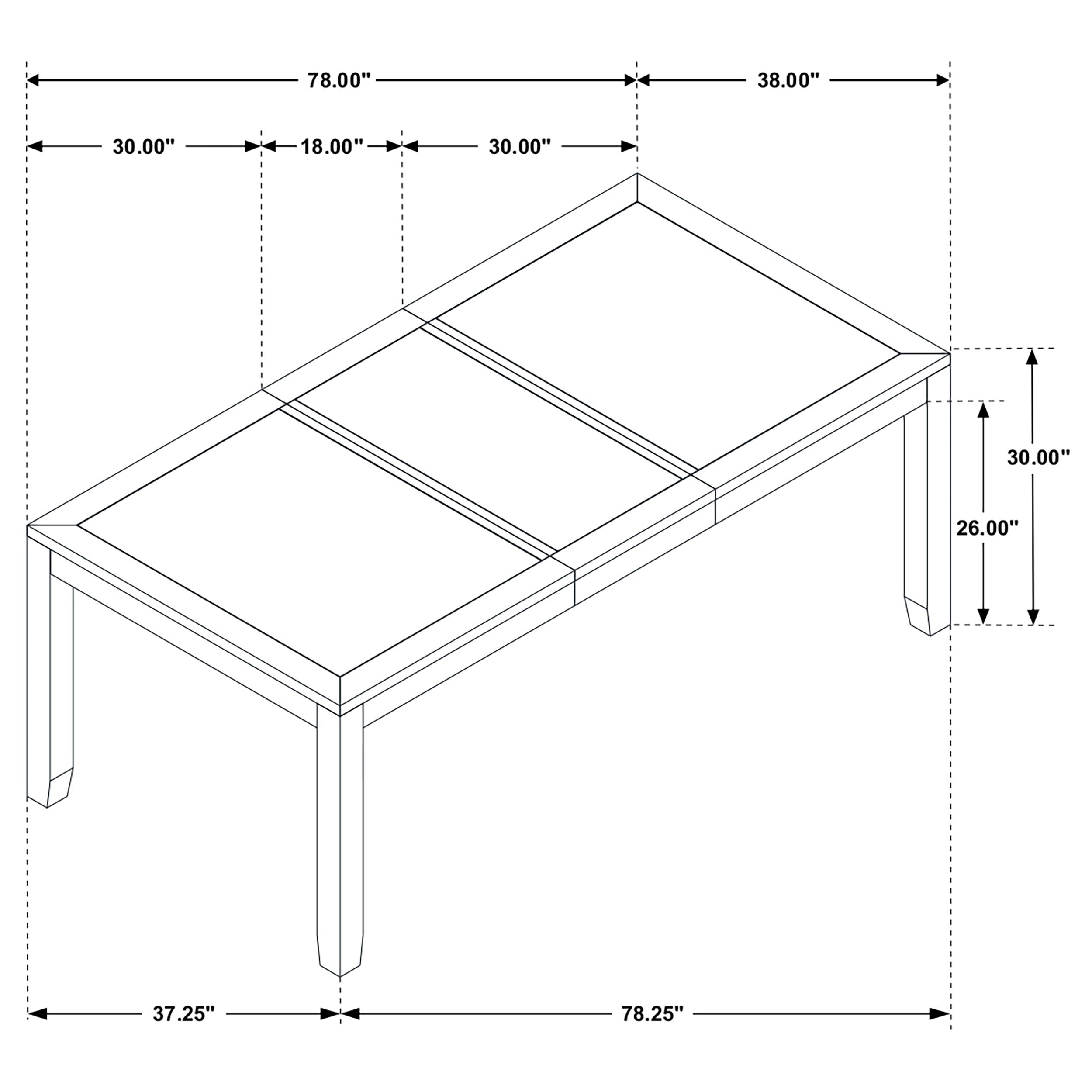Elodie Extension Dining Table - Ideal Furniture (Fresno,CA)