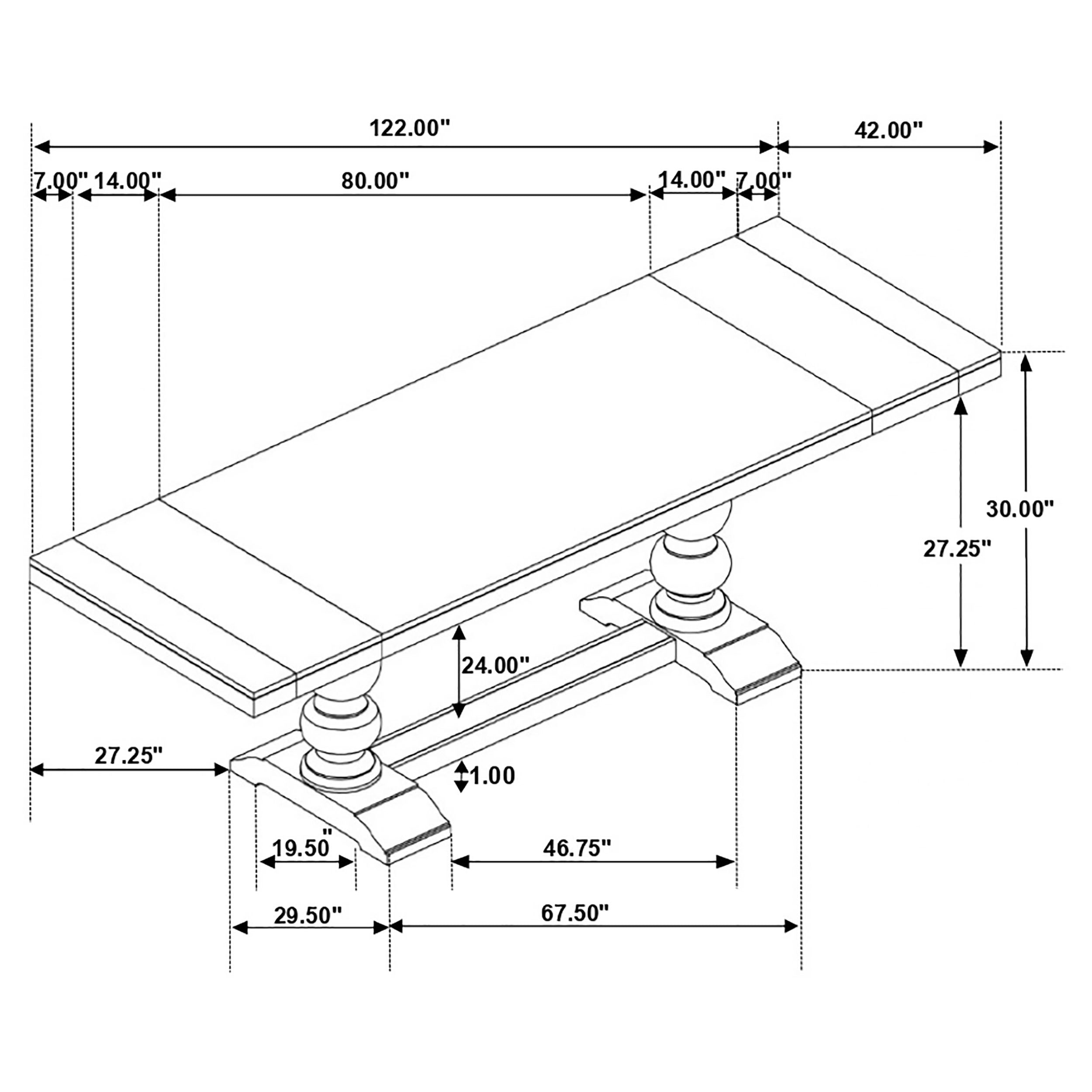 Phelps Extension Dining Table - Ideal Furniture (Fresno,CA)
