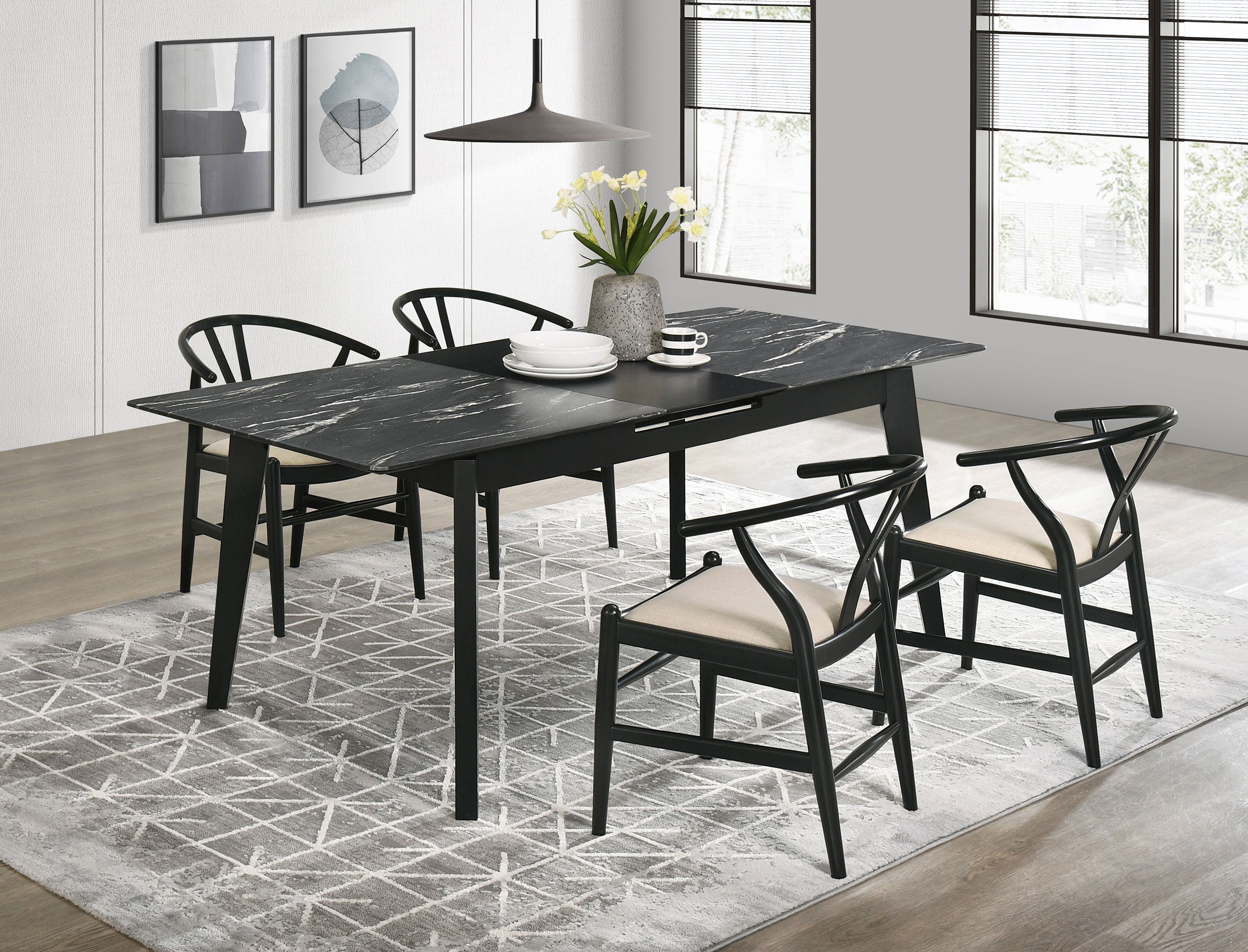 Crestmont Dining Set - Ideal Furniture (Fresno,CA)