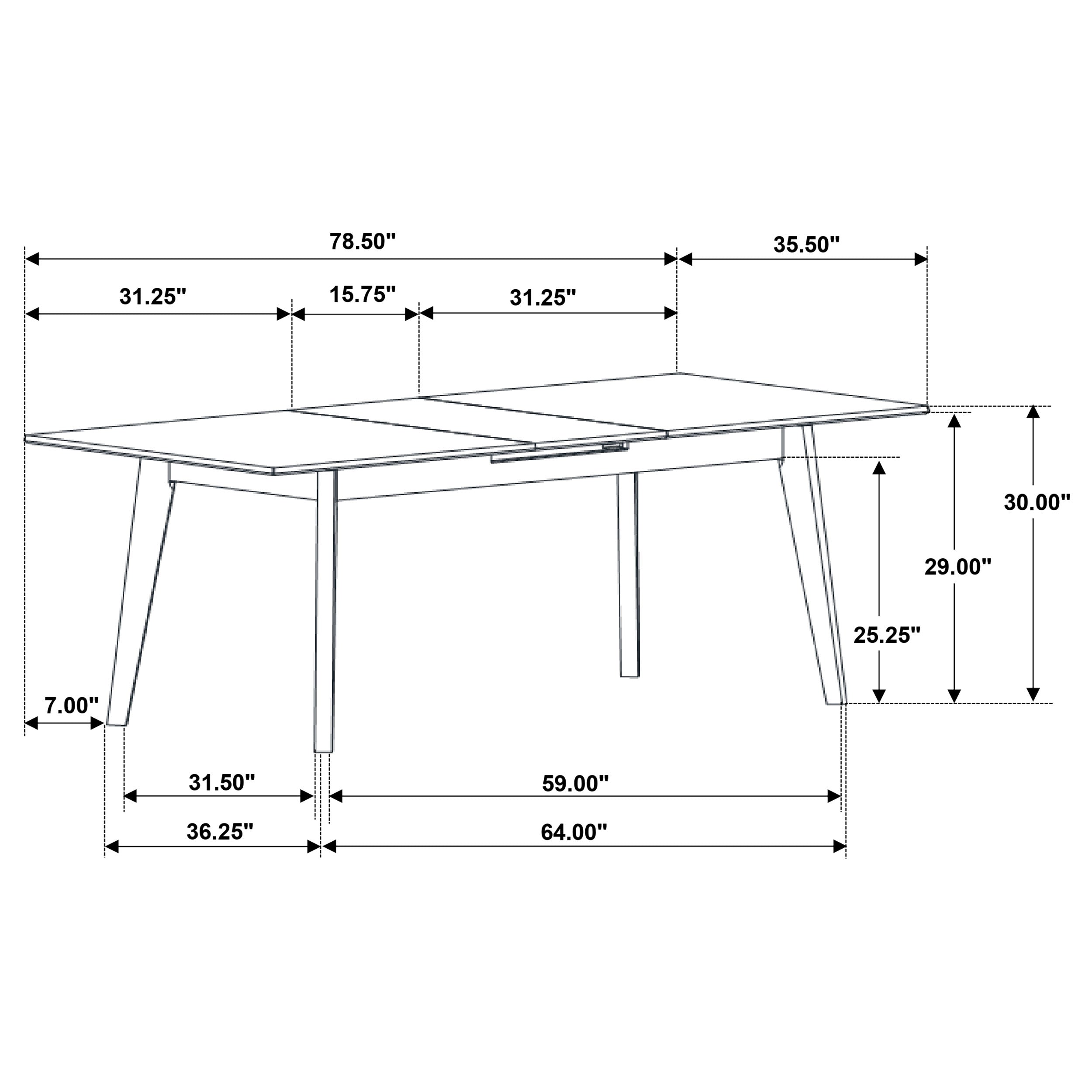 Crestmont Extension Dining Table - Ideal Furniture (Fresno,CA)